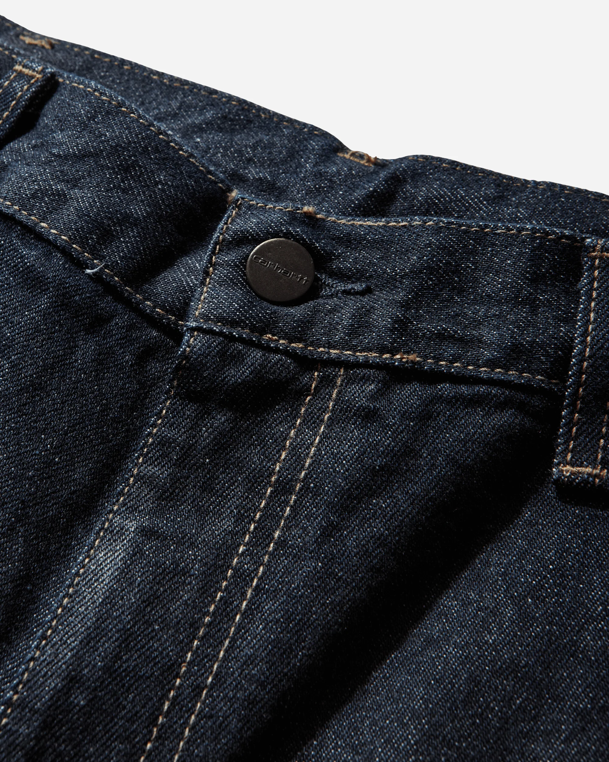Men's Single Knee Shorts Blue (Rinsed) - Image 4