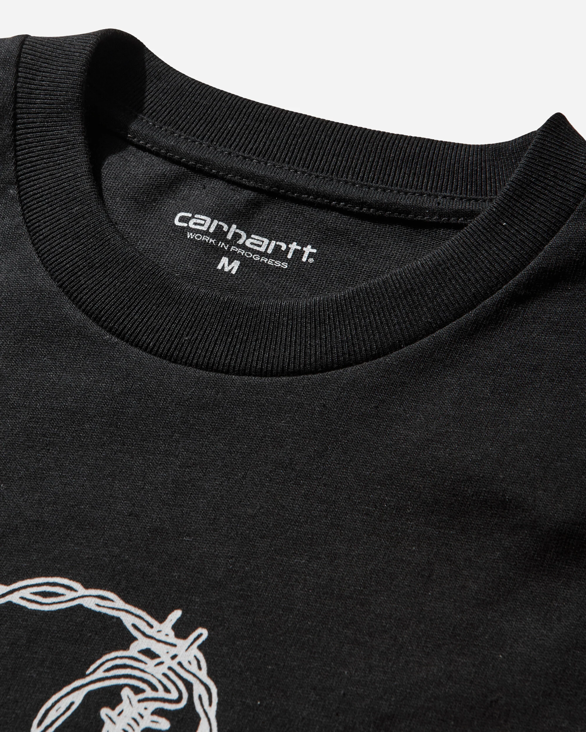 Men's Barbwire C T-Shirt Black - Image 4