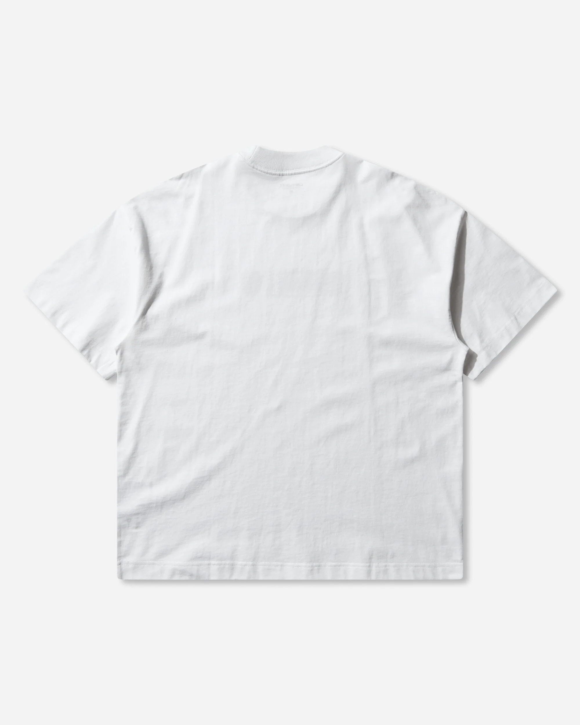 Men's Deconstructed Label T-Shirt White - Image 2