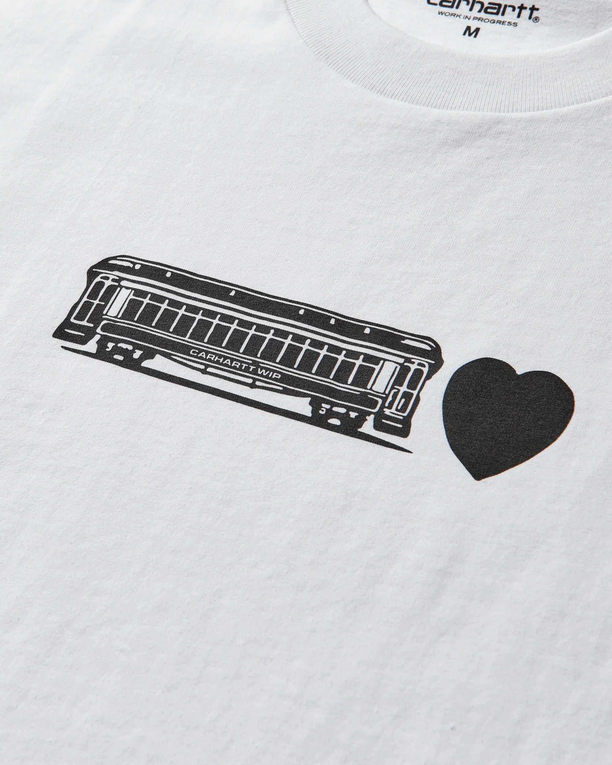 Men's Deconstructed Label T-Shirt White - Image 4