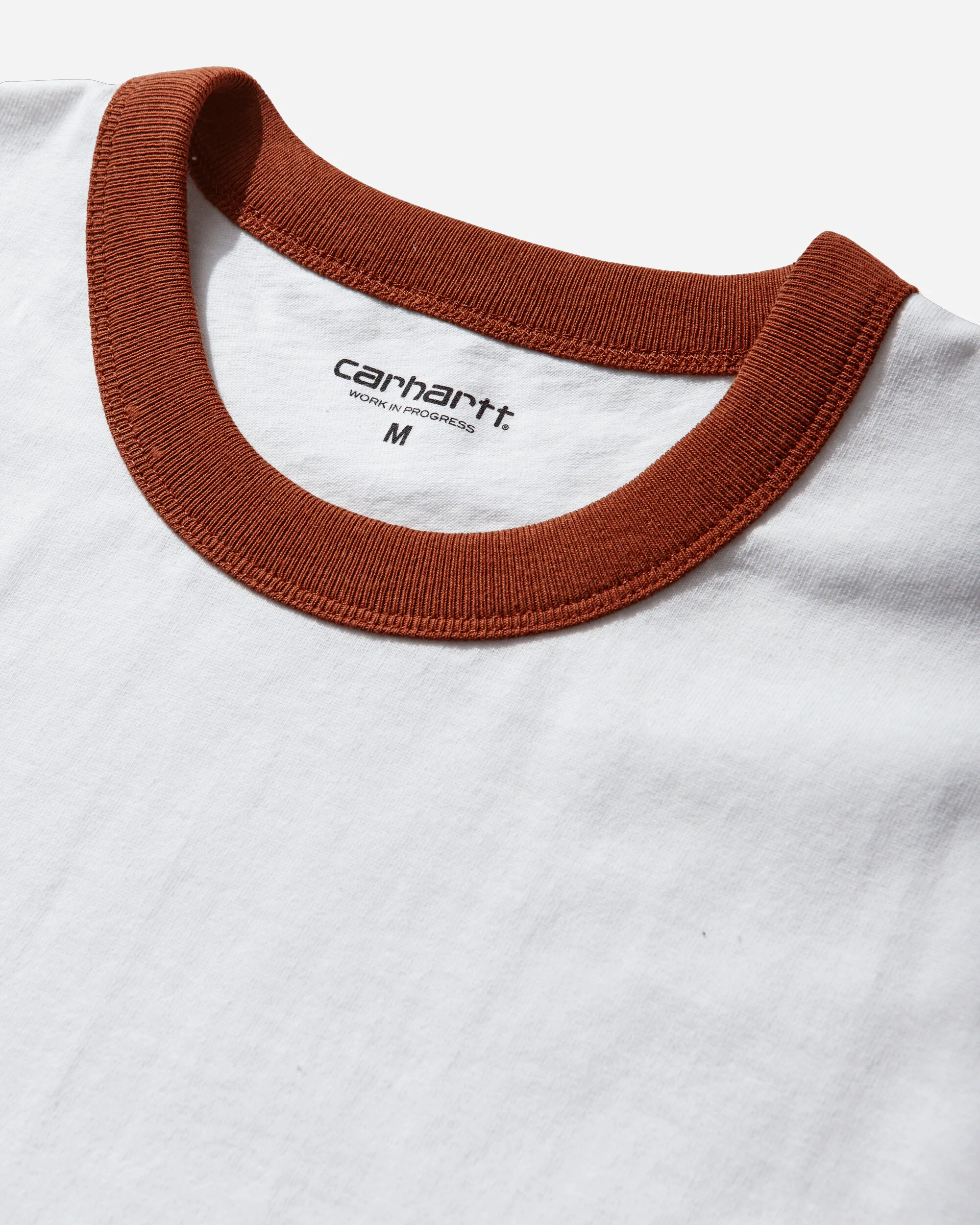 Men's Ip Ringer T-Shirt White / Red - Image 4