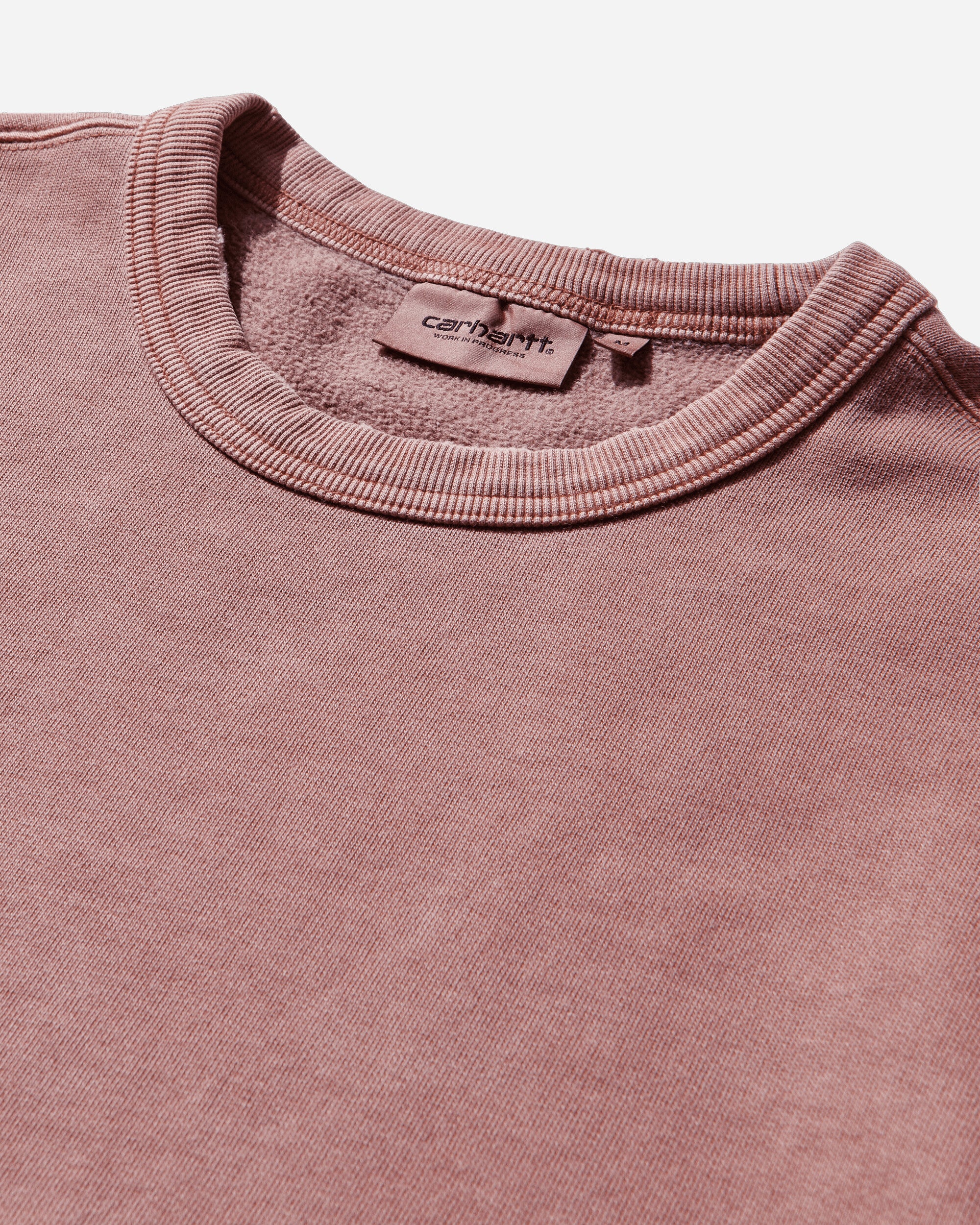 Men's Torion Pocket Crewneck Sweatshirts Marsala (Grind Washed) - Image 4