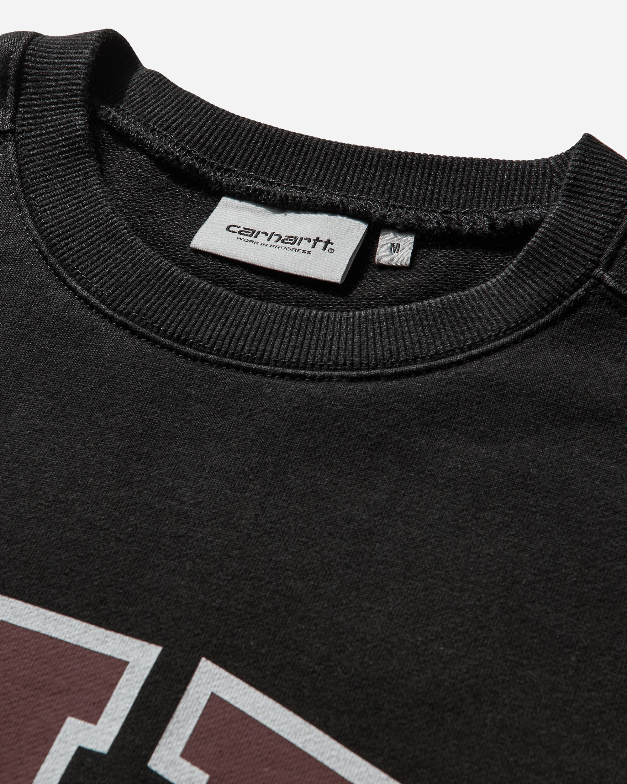 Men's WIP III Sweatshirt Black (Heavy Stone Wash) - Image 3