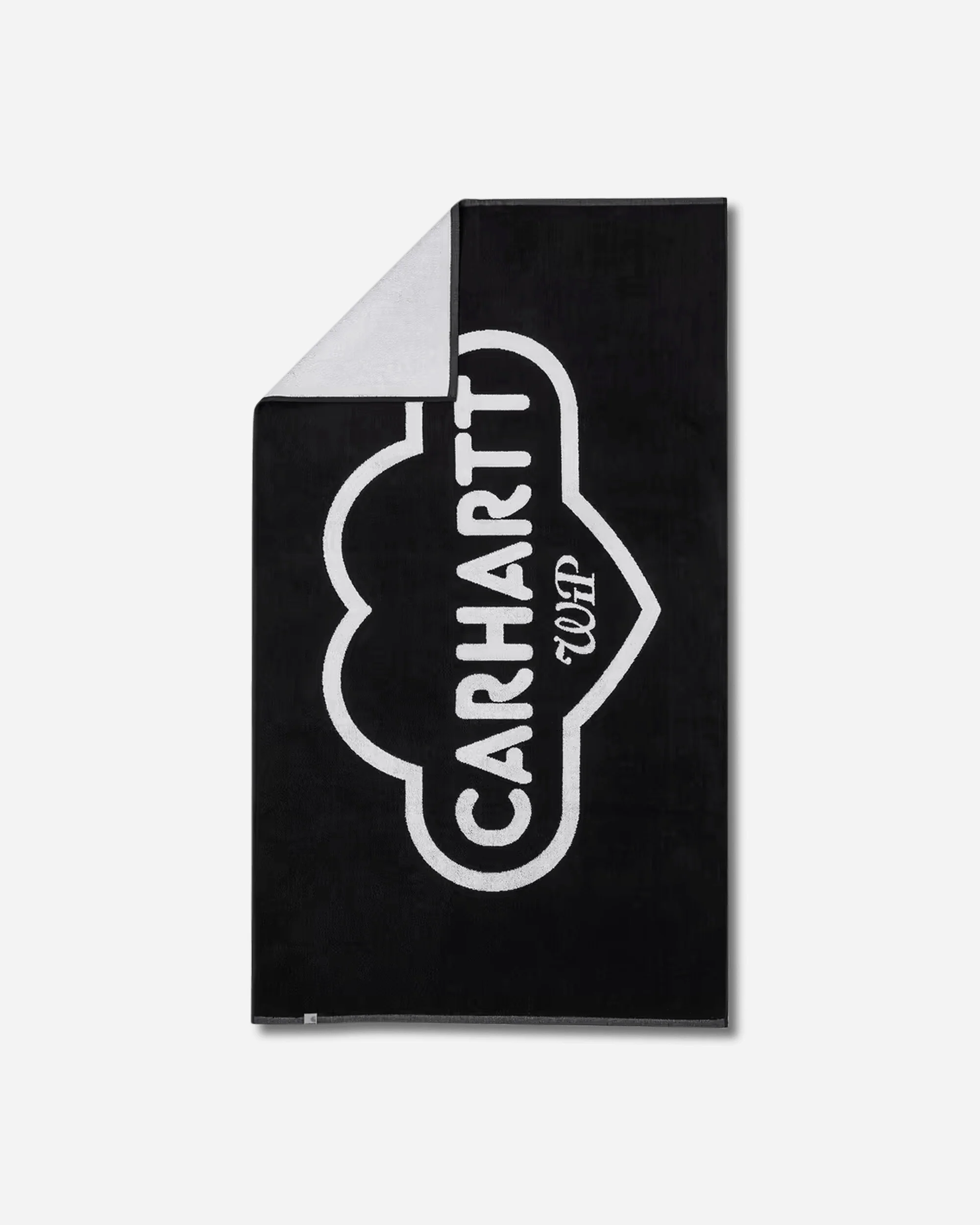 Cloud Heart Towel Black / White - Image 2
