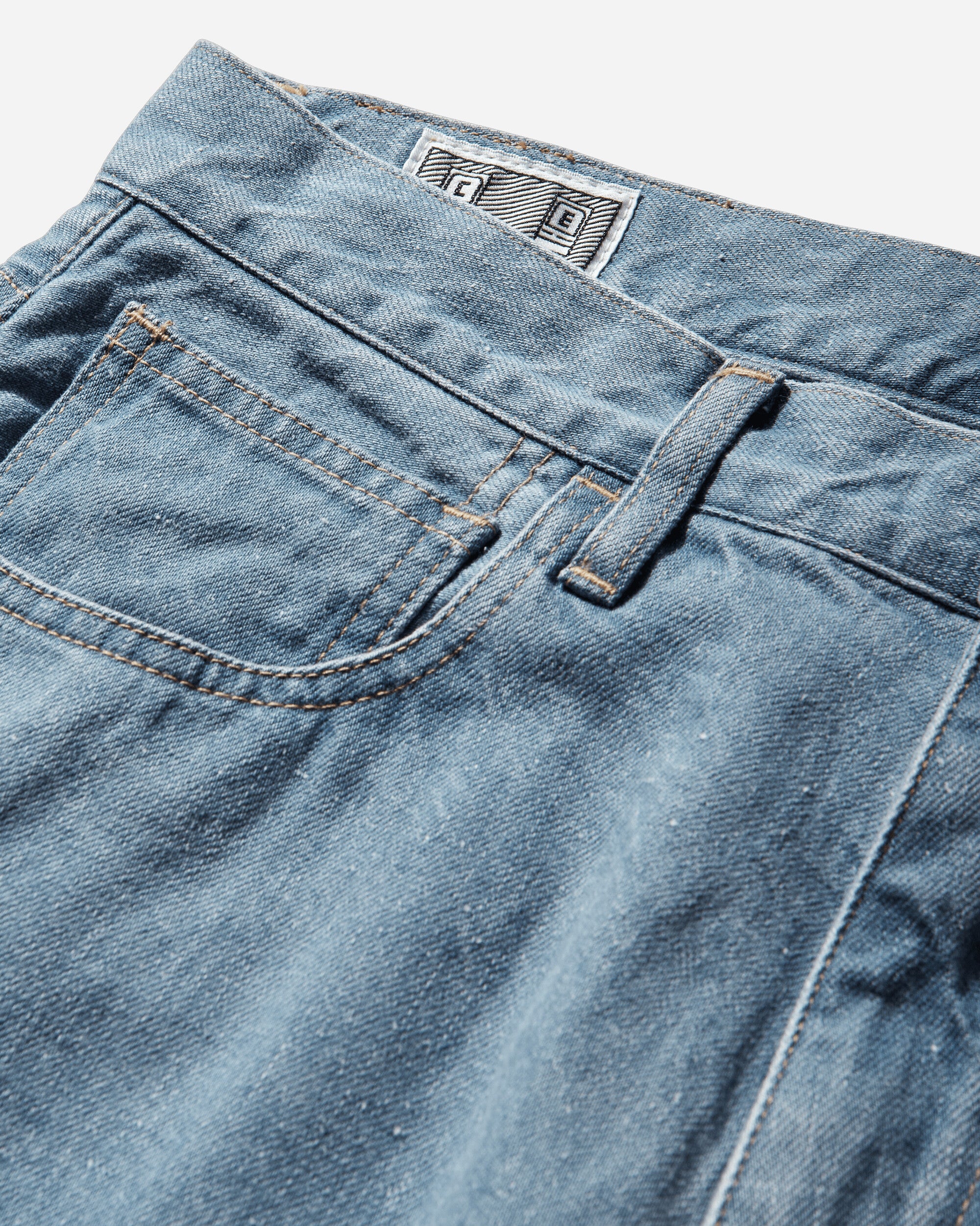 Men's 1992 Washed Nep Denim Pants Indigo - Image 4