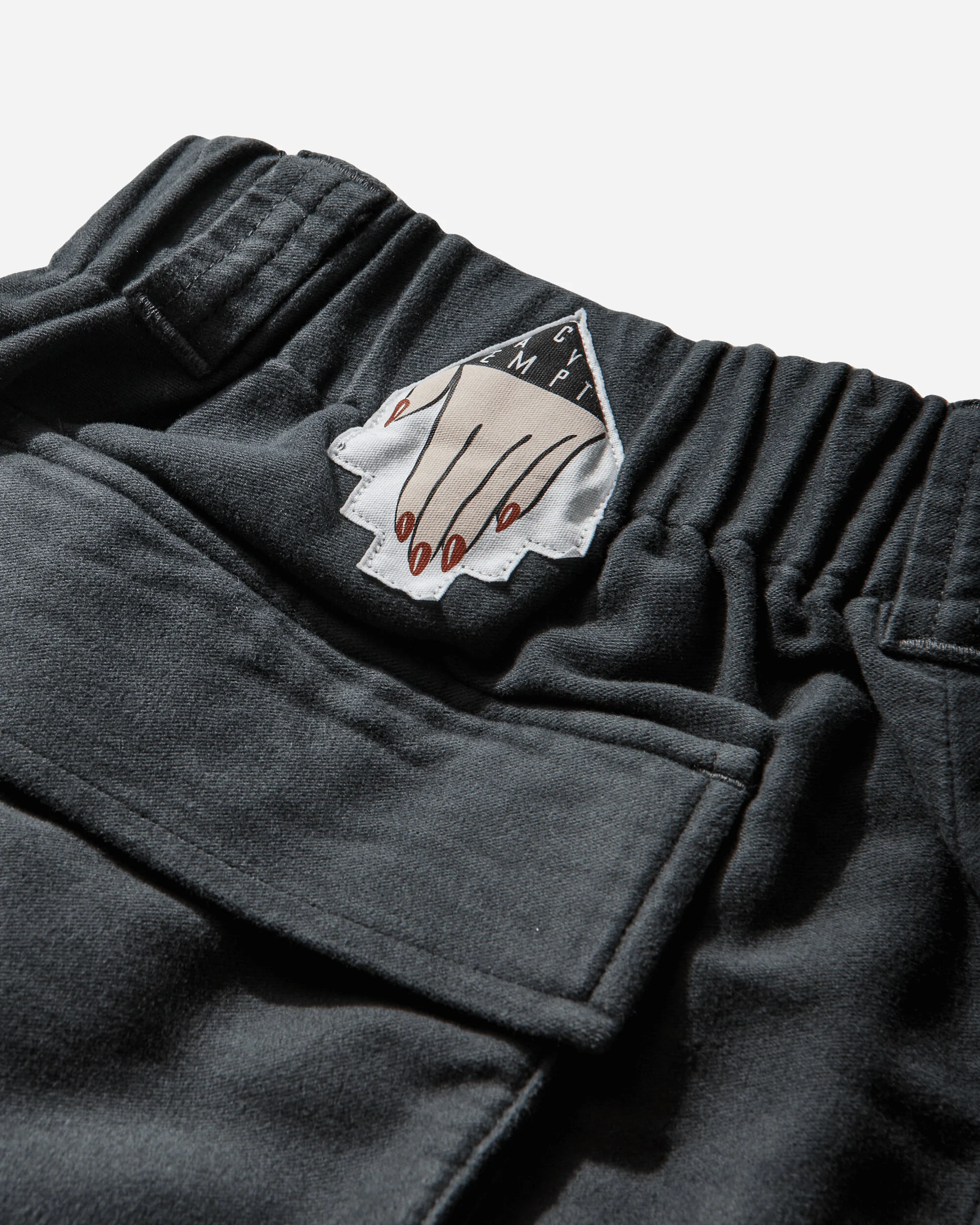 Men's Brushed Cotton Comfort Pants Charcoal - Image 3