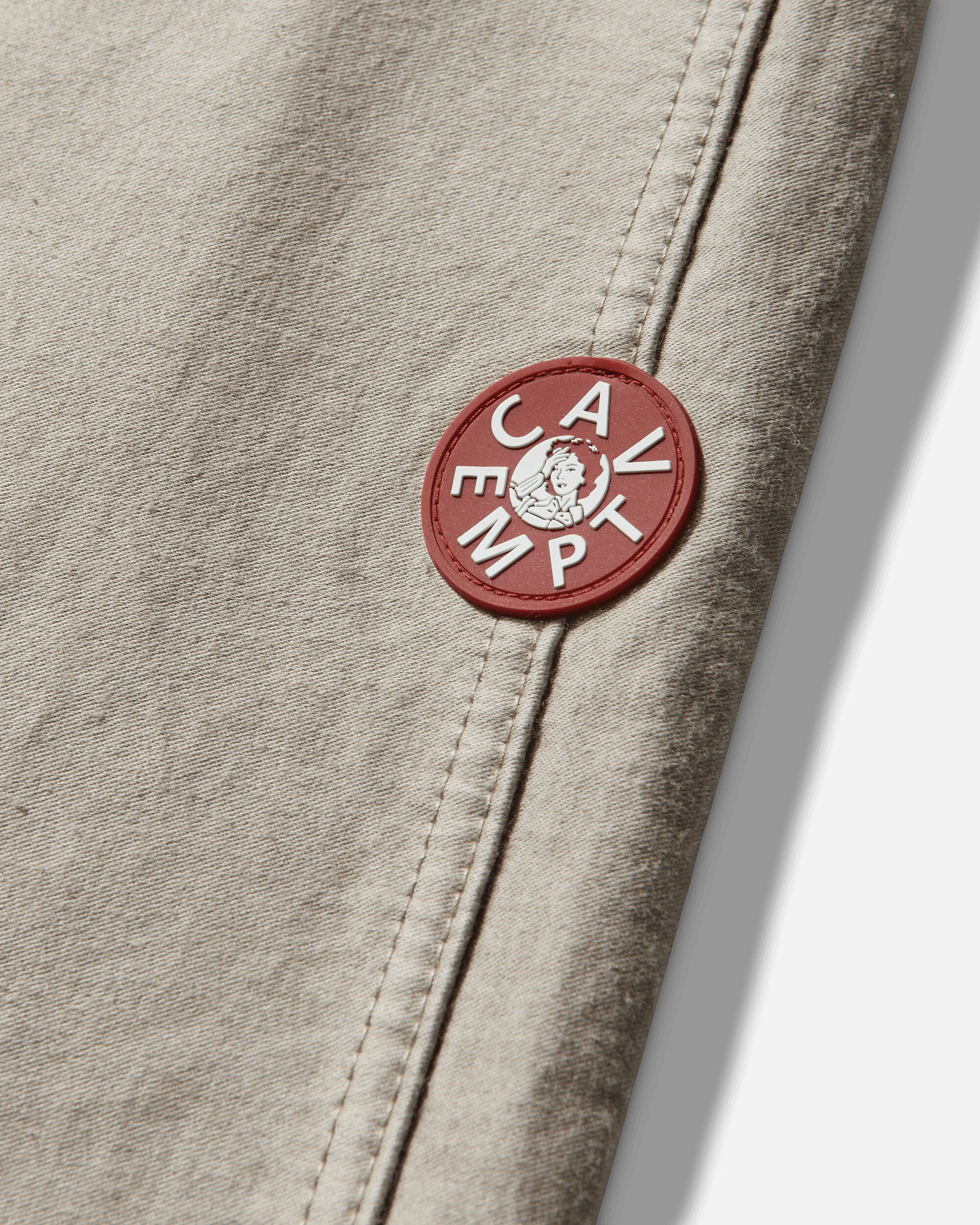 Men's Casual Zip Short Jacket Beige - Image 4