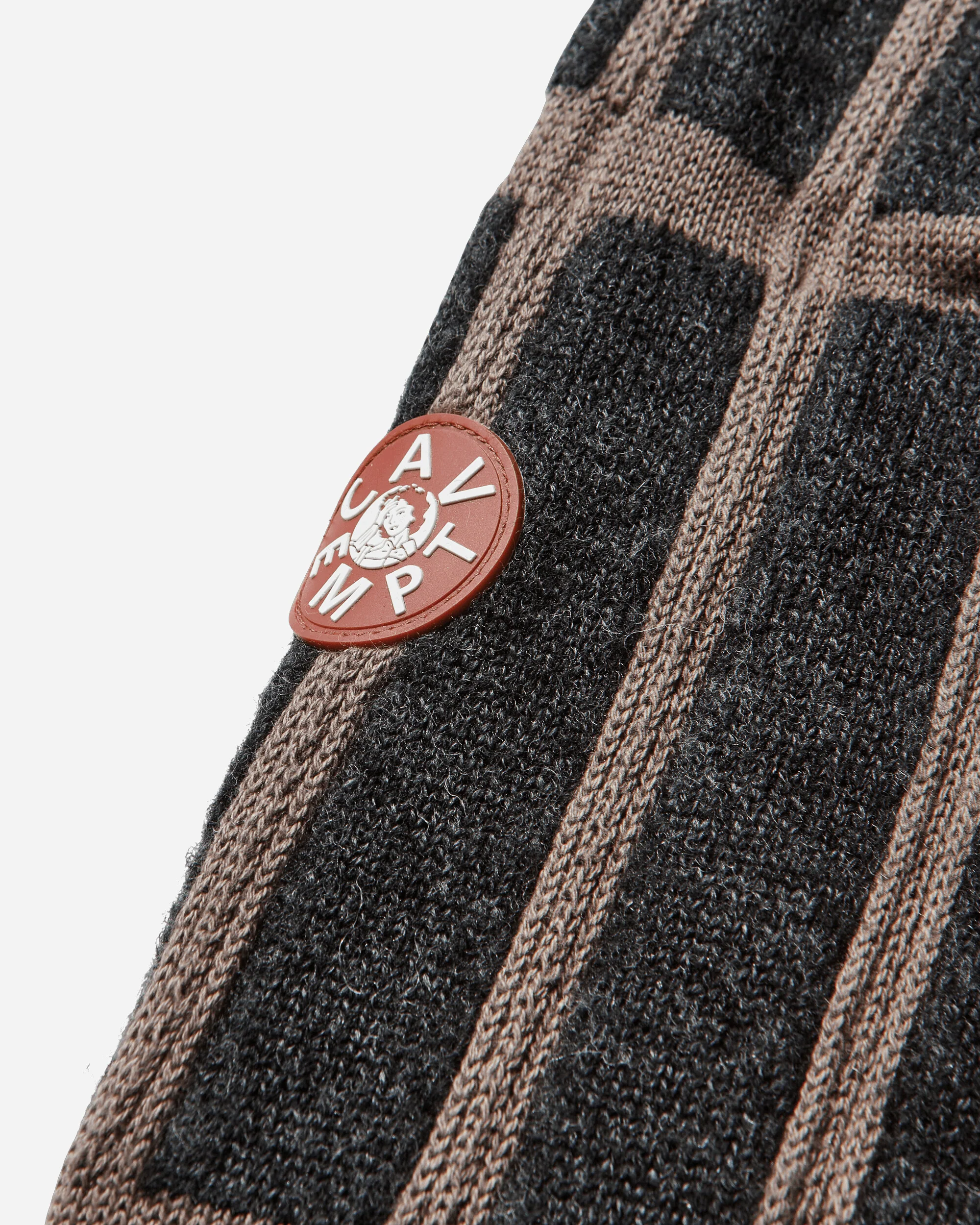 Men's Rectangular Bar Knit Cardigan Brown - Image 3