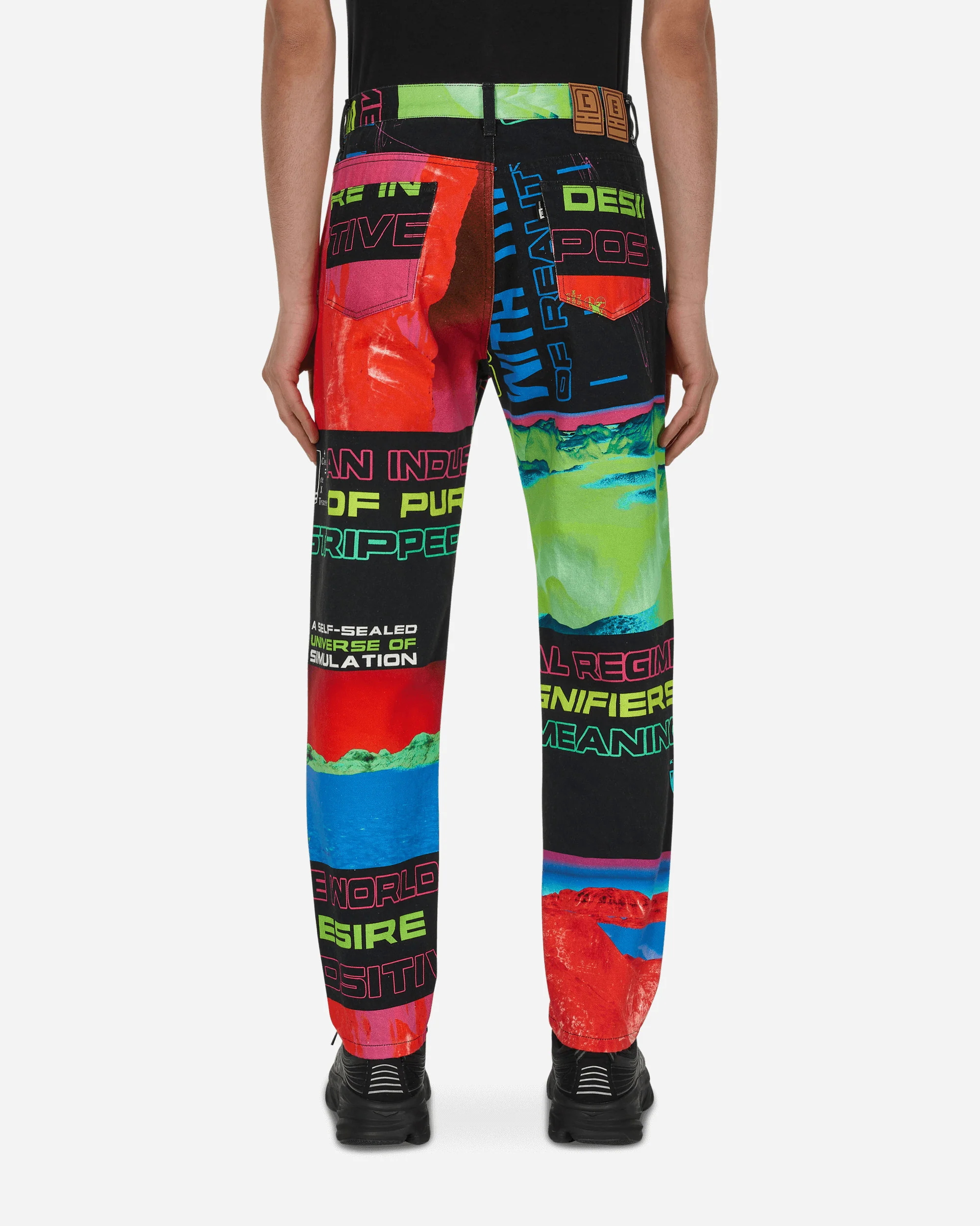 S.O.M 1994 Denim Pants Multicolor - Image 3