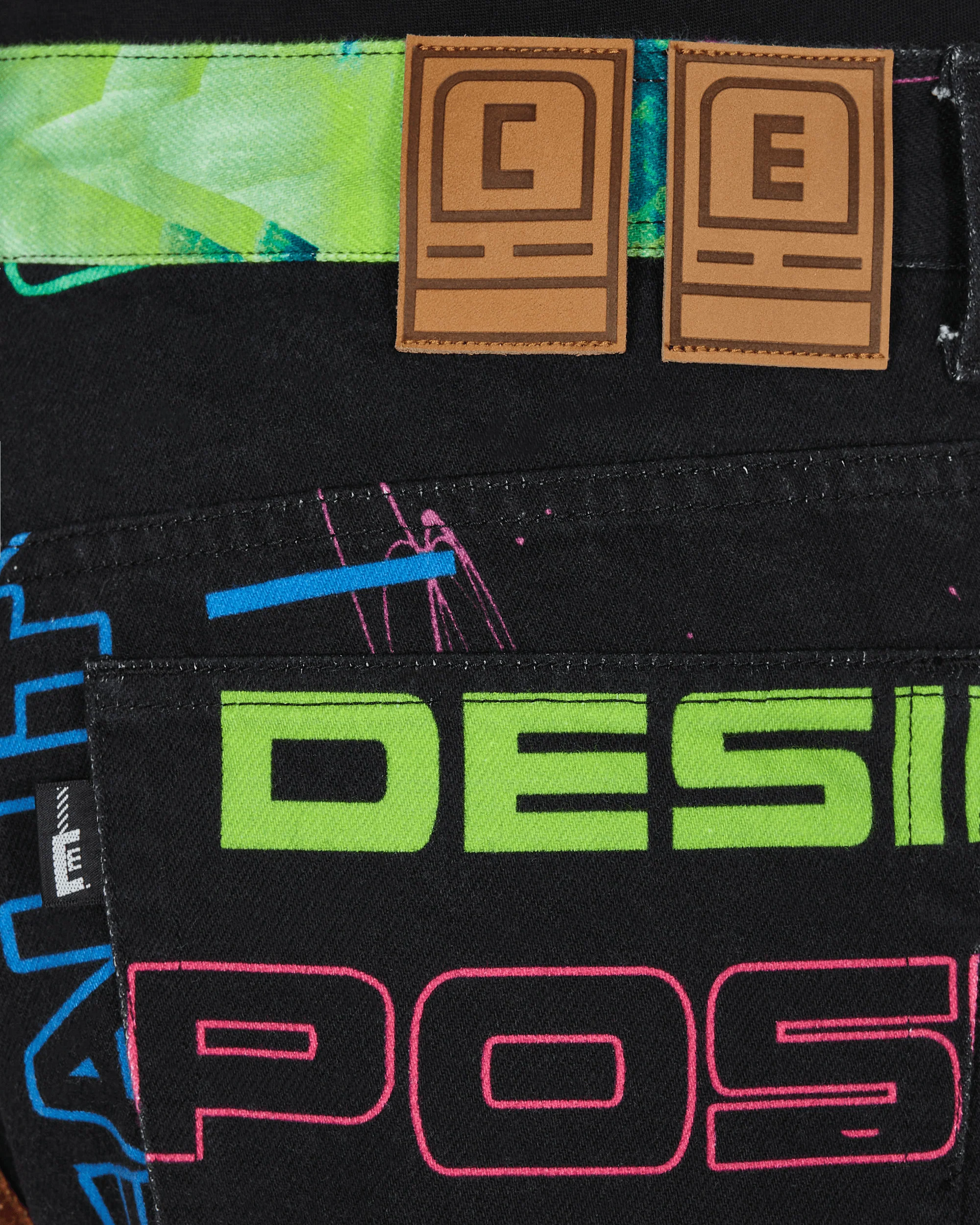 S.O.M 1994 Denim Pants Multicolor - Image 5