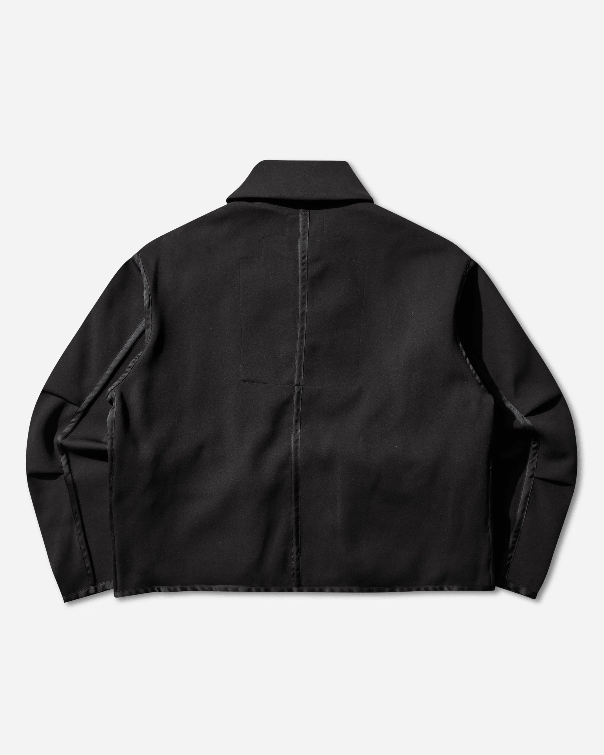 Men's Smooth Zip Up Jacket Black - Image 2