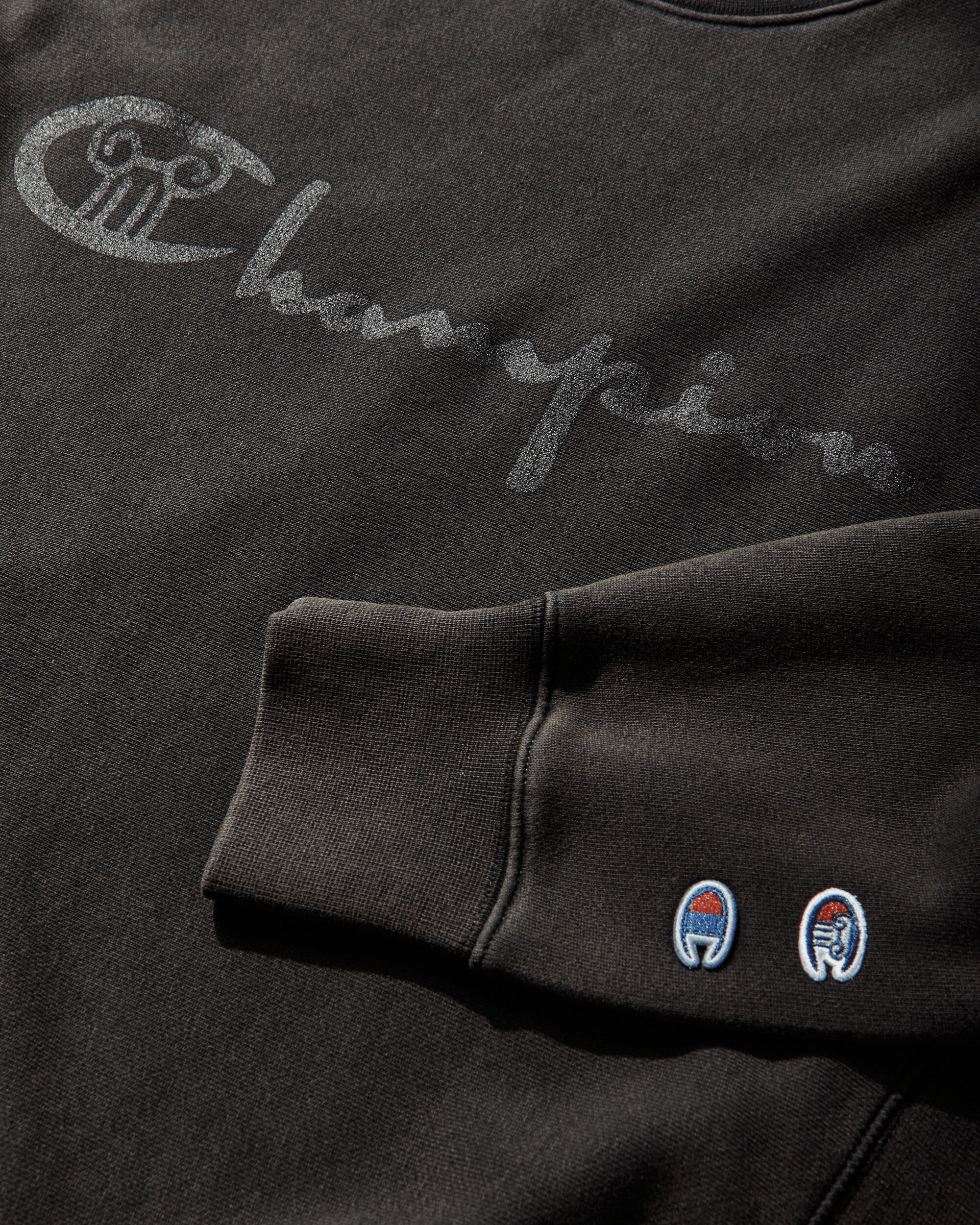 Aries Decentralised Crewneck Sweatshirt Black - Image 4