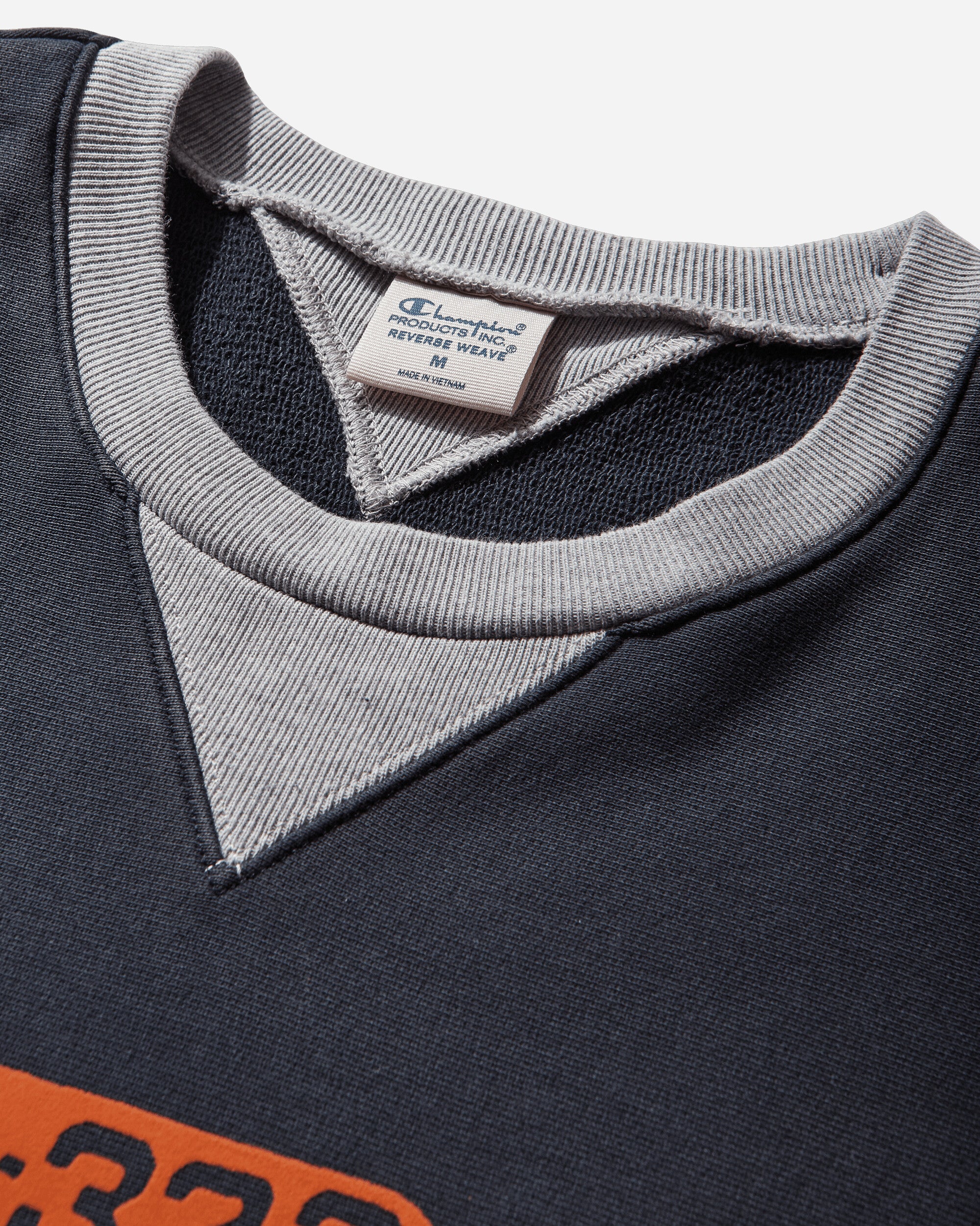 Men's Time Capsule Reverse Wave Crewneck Sweatshirt Dark Blue - Image 4