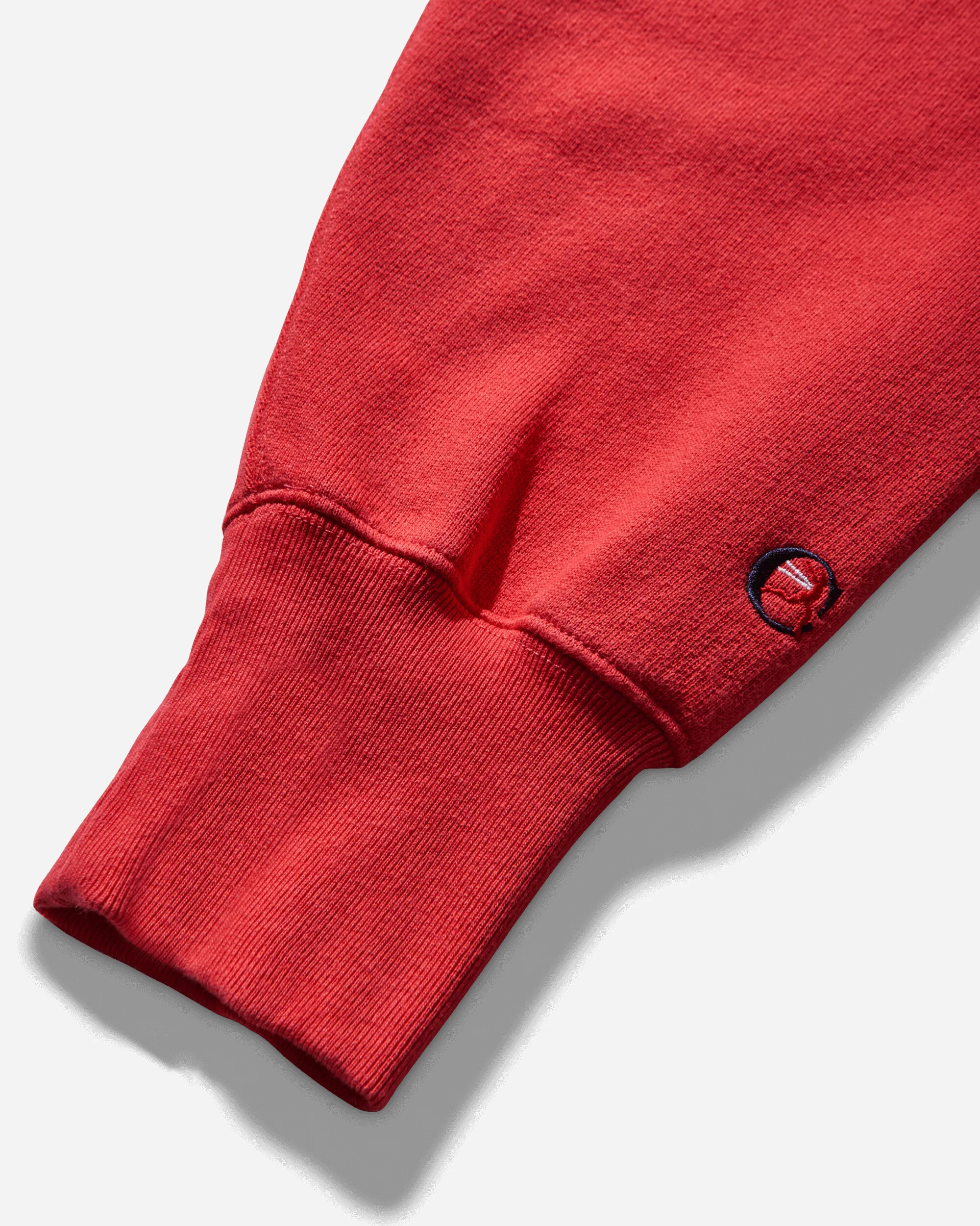 Men’s Index & Archives Lighthouse Reverse Weave Sweatshirt Red - Image 4