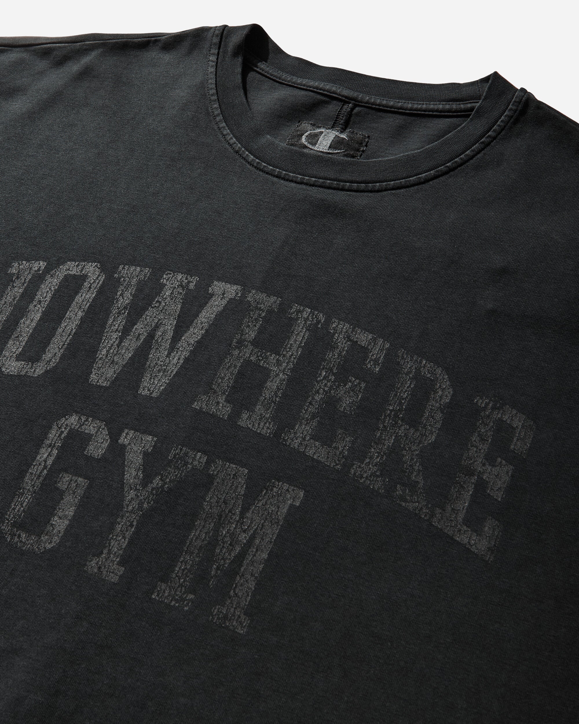 Nowhere Gym T-Shirt Black - Image 3