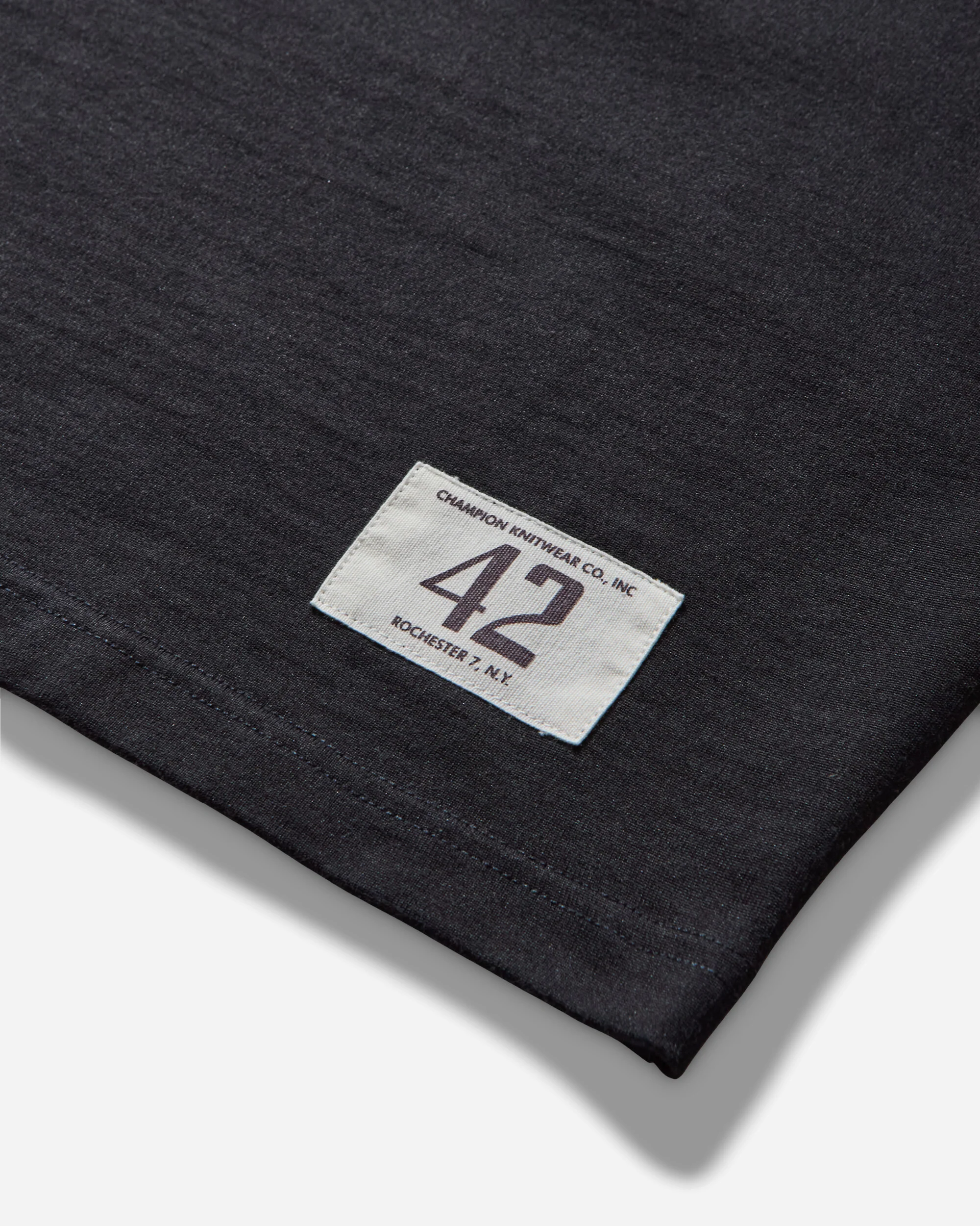 Men’s Index & Archives Lighthouse 3/4 Sleeve T-Shirt Black - Image 3