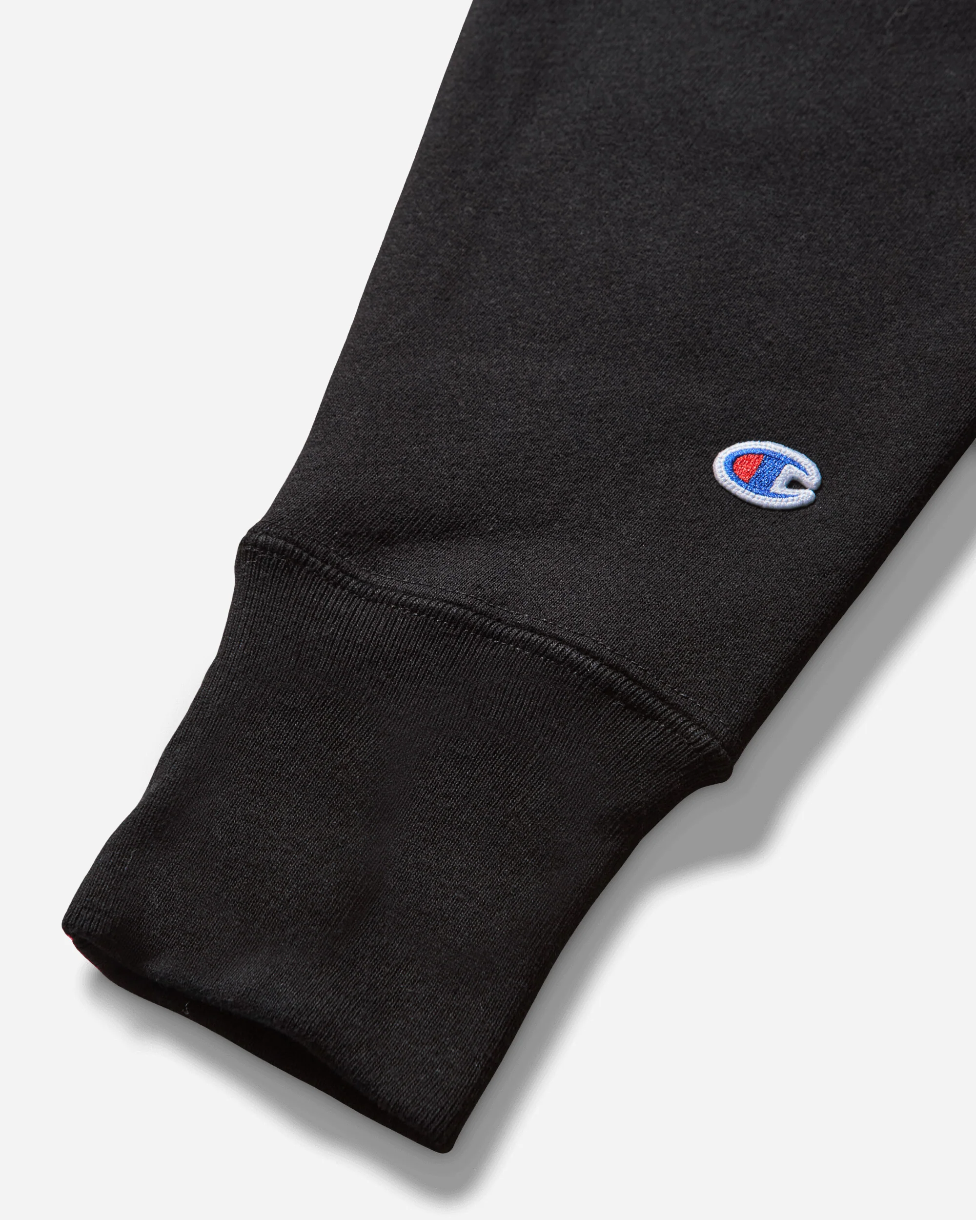 Men's Made in USA Reverse Weave Zipped Hoodie Black - Image 4