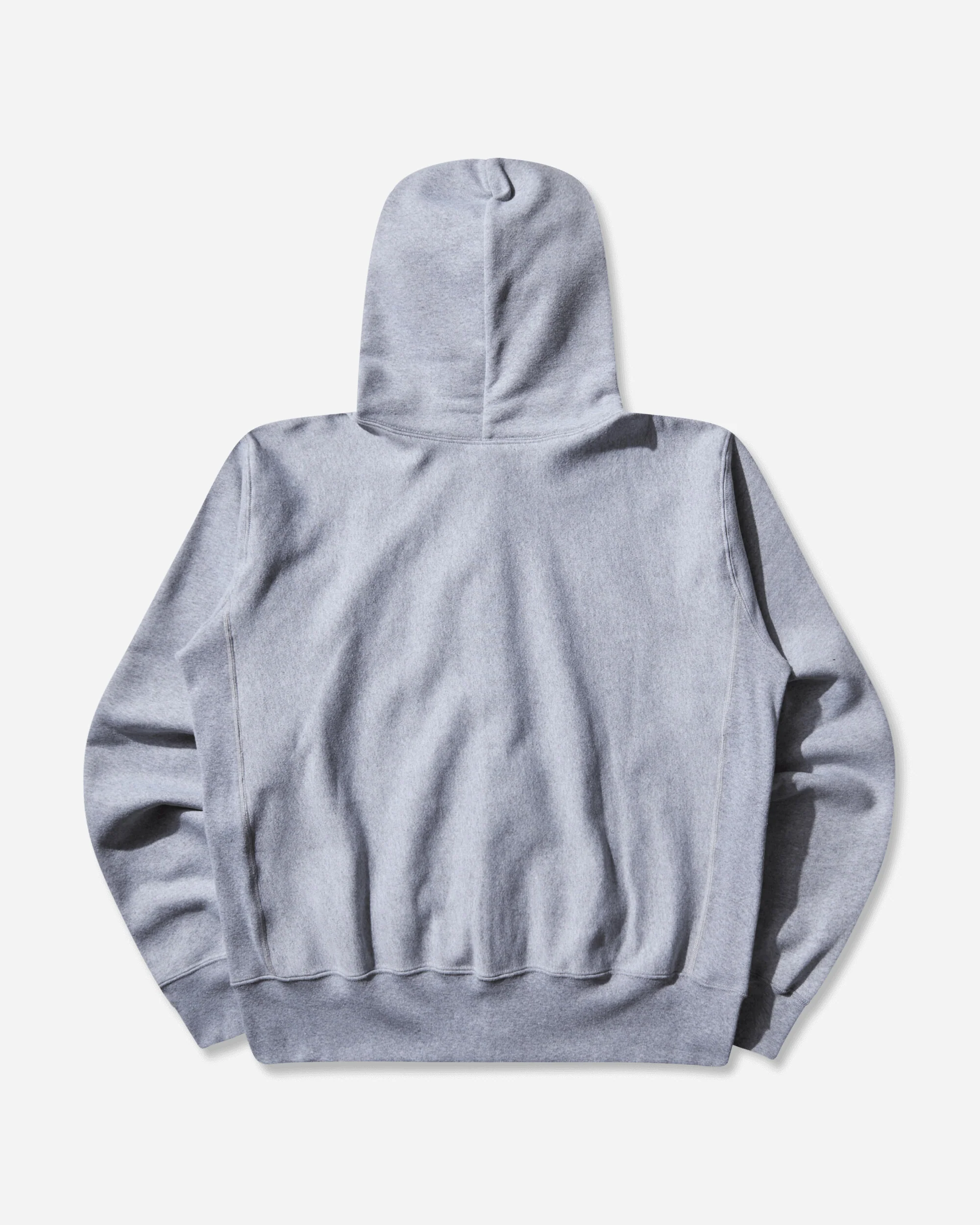 Men's Made in USA Reverse Weave Zipped Hoodie Oxford Gray - Image 2