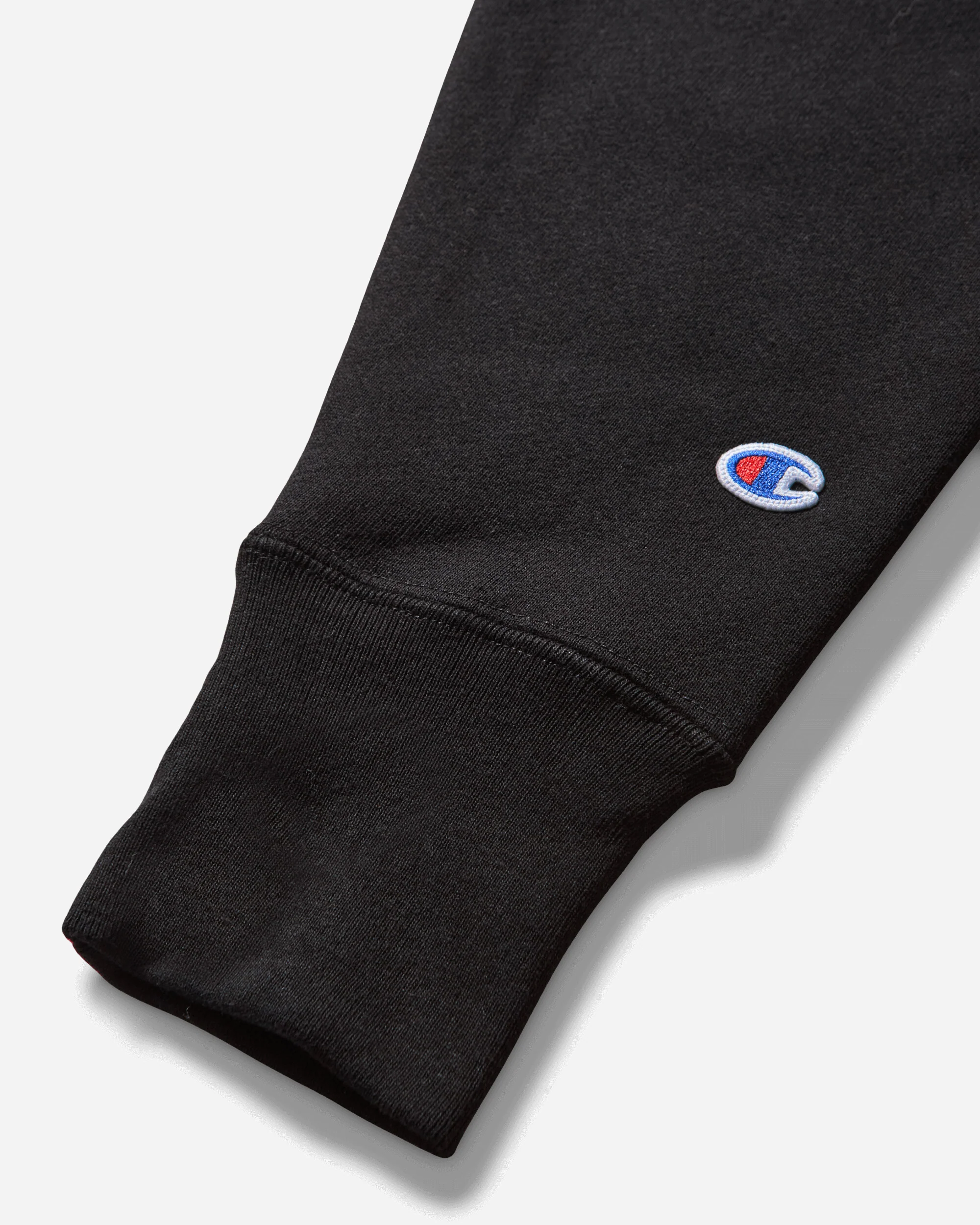 Men's Made in USA Reverse Weave Hoodie Black - Image 4