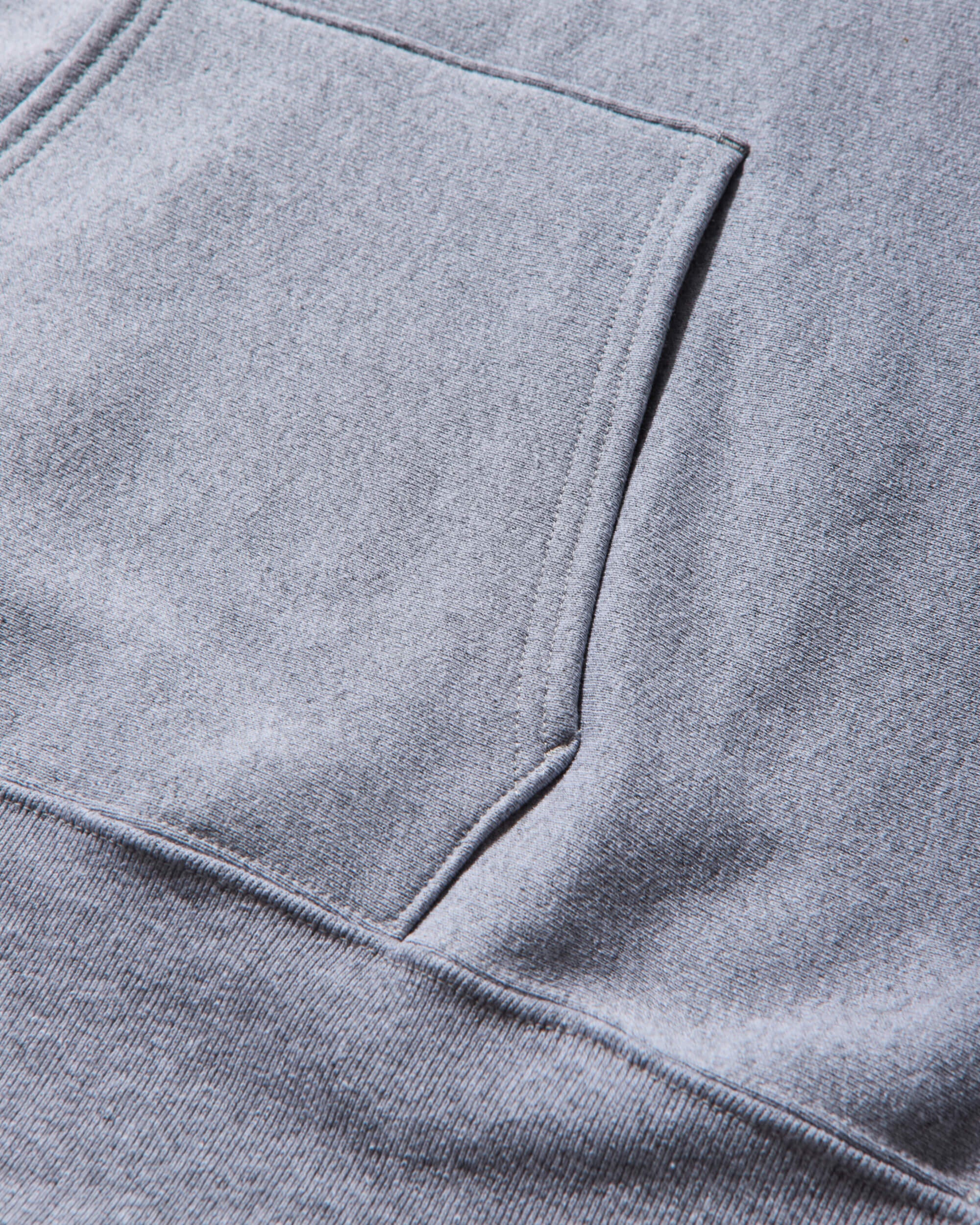 Men's Made in USA Reverse Weave Hoodie Oxford Gray - Image 3