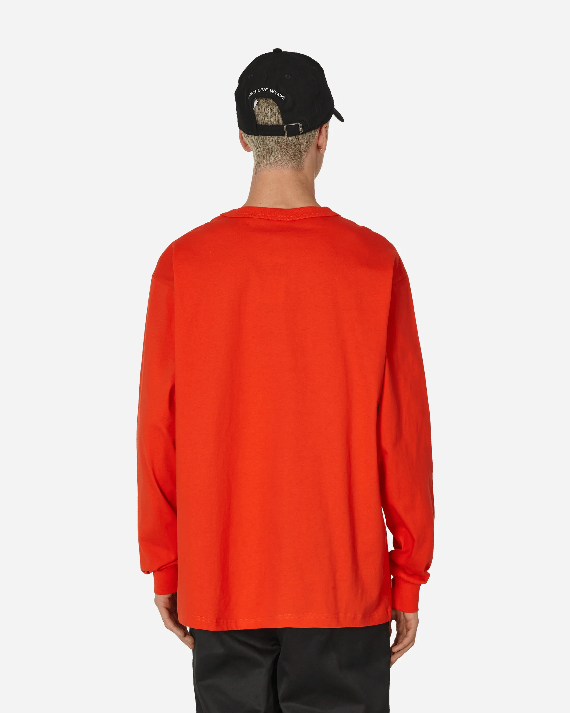 WTAPS Academy Longsleeve T-Shirt Orange - Image 3