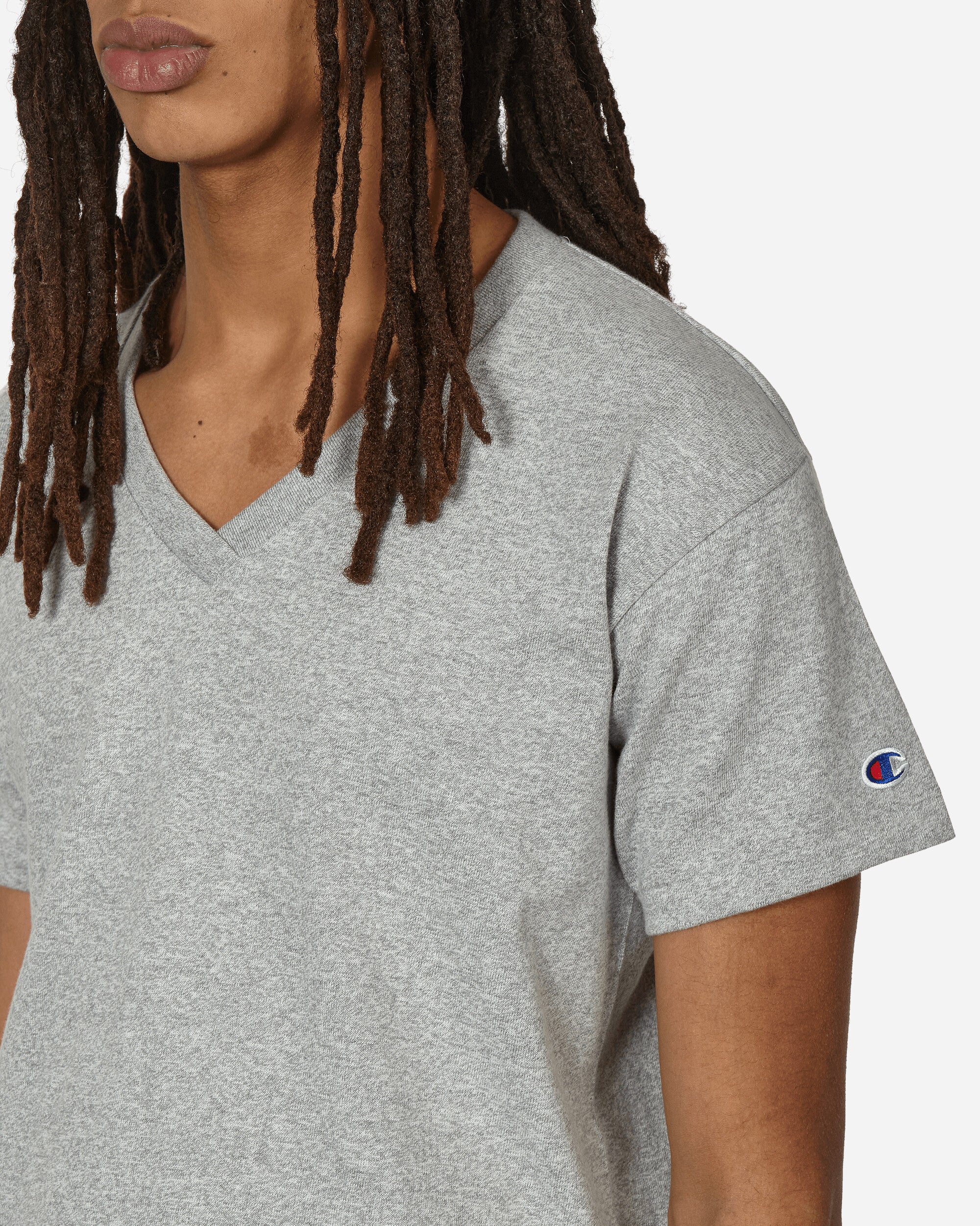 Made in Japan V-Neck T-Shirt Oxford Gray - Image 5