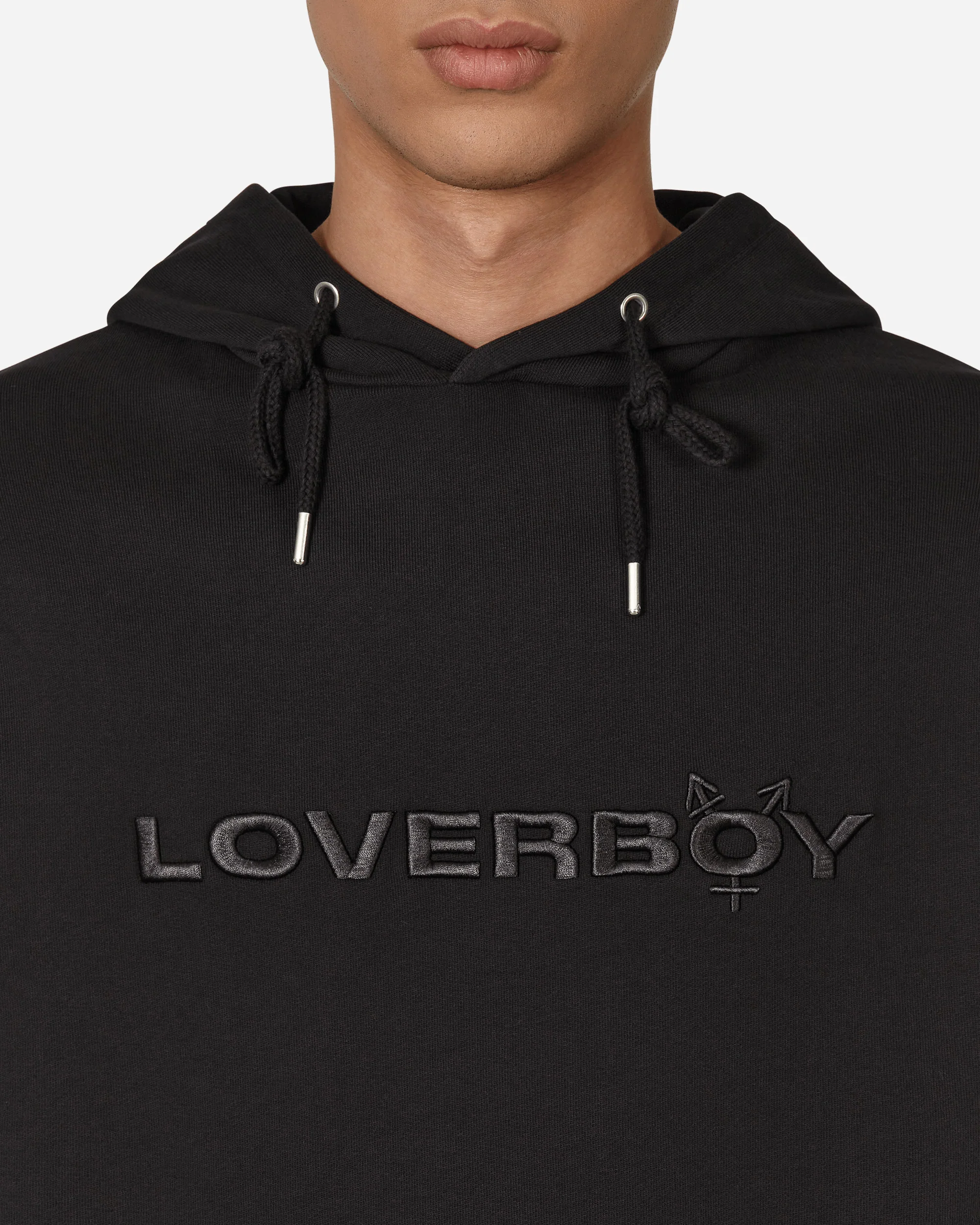 Logo Hooded Sweatshirt Black - Image 5