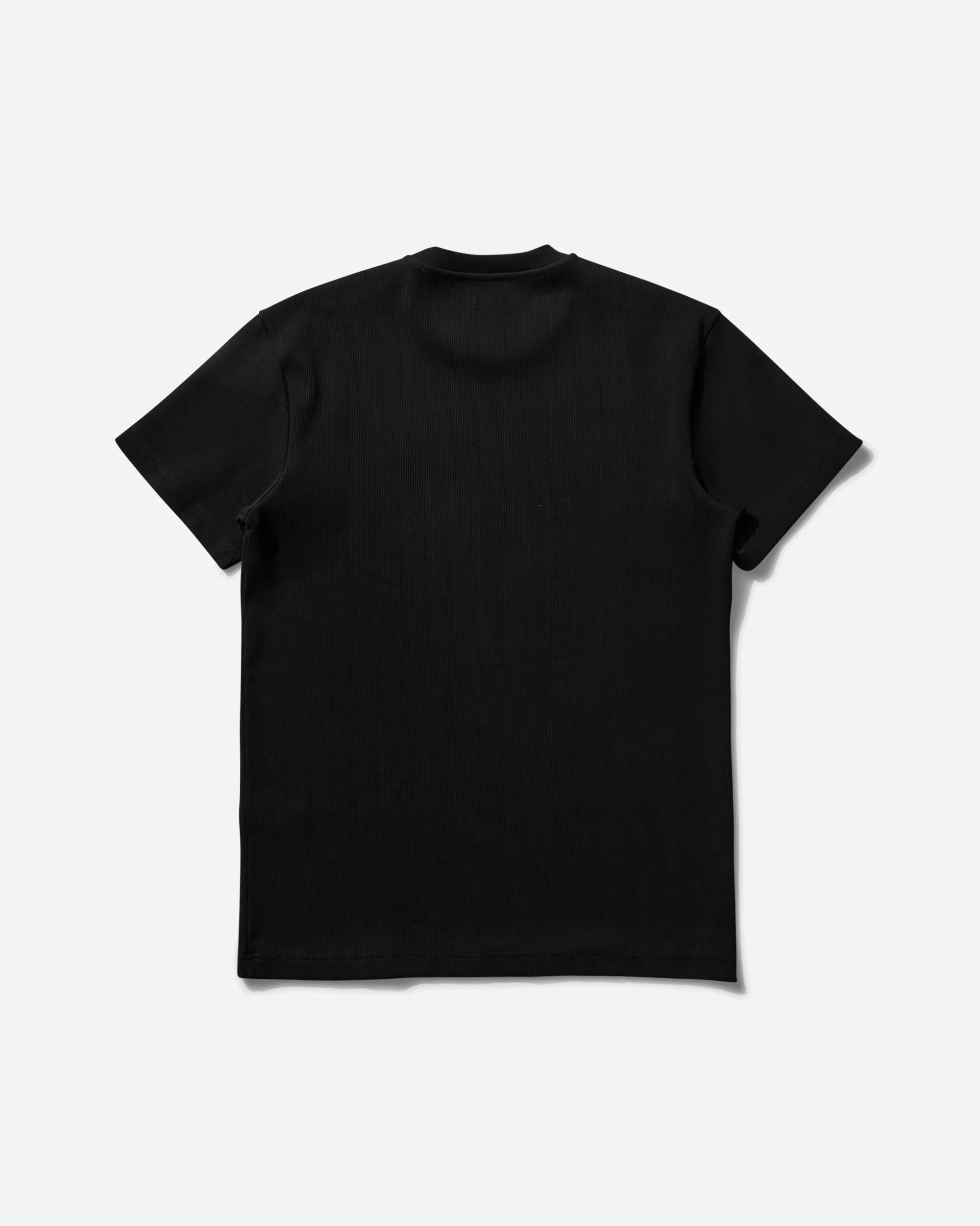 Men's Heart Eye Pup Ribbed T-Shirt Black - Image 2