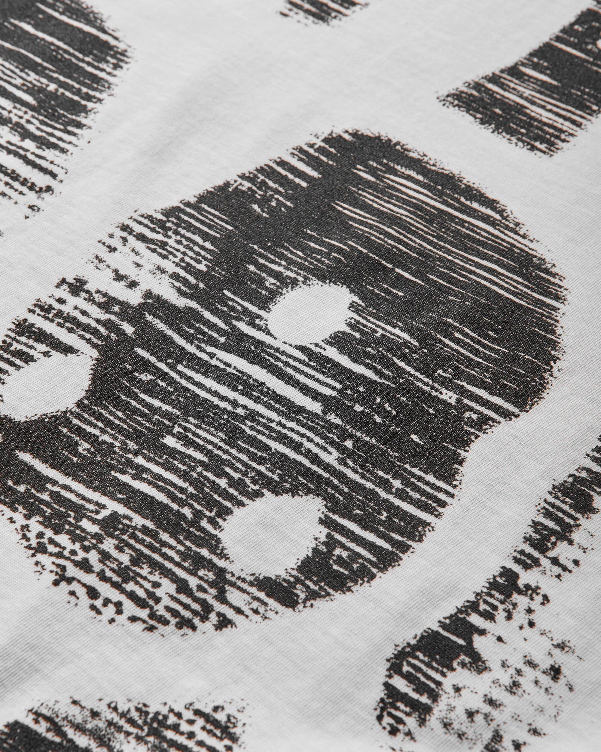 Men's Knock Out Pup T-Shirt Black / White - Image 4