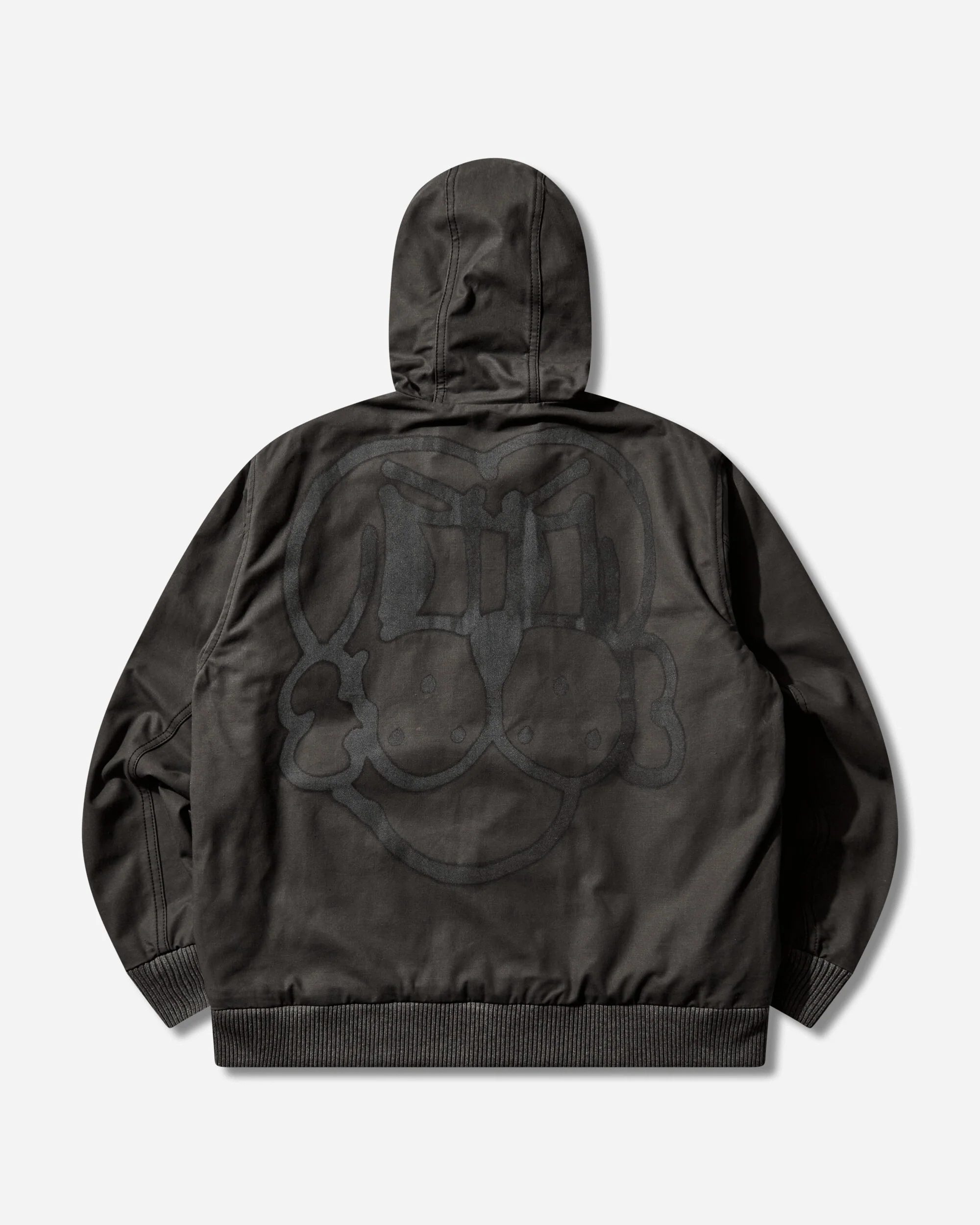 Men's Work Jacket Washed Black - Image 2
