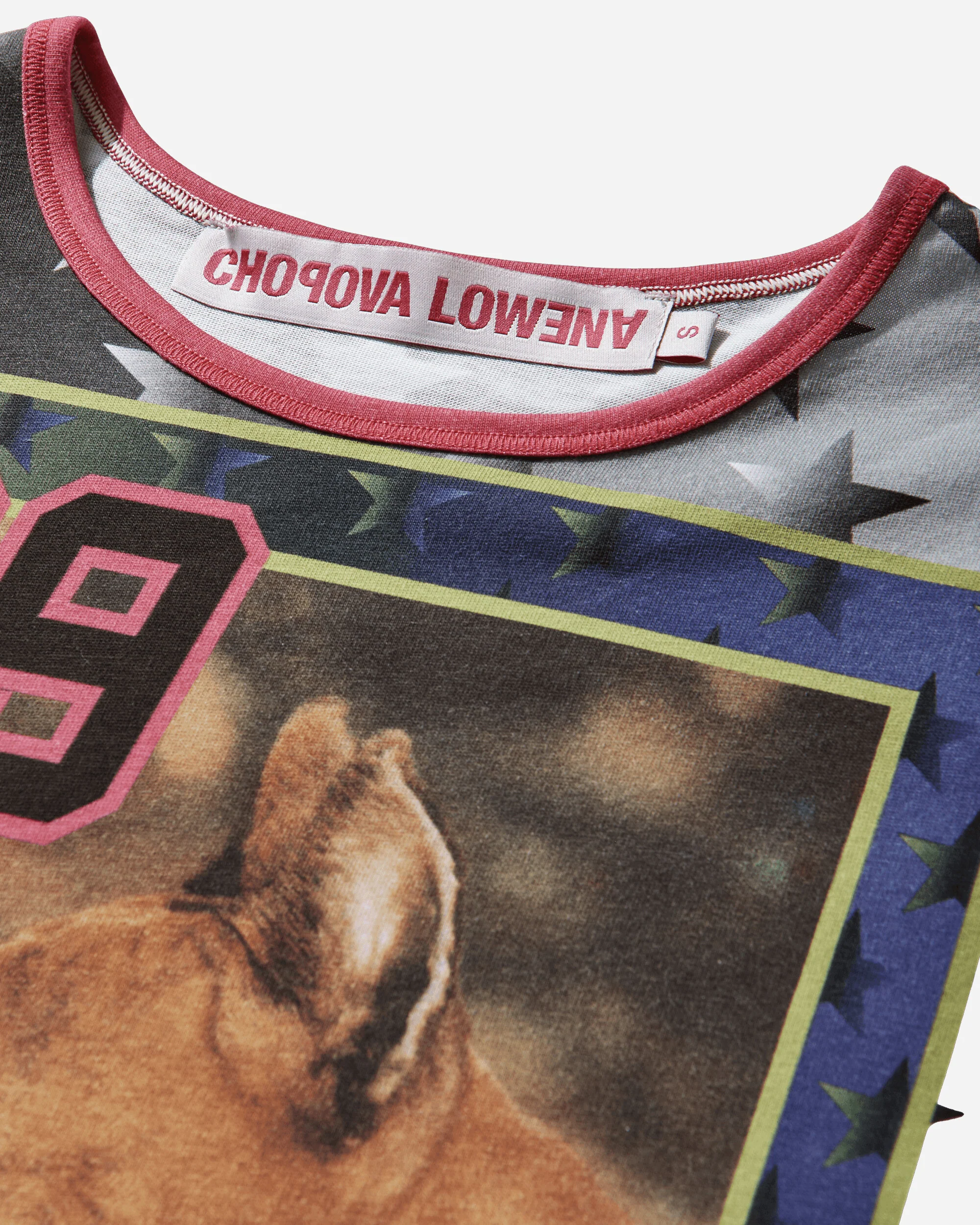 Women's Deptford Dogs Fitted Jersey Top Multicolor - Image 4