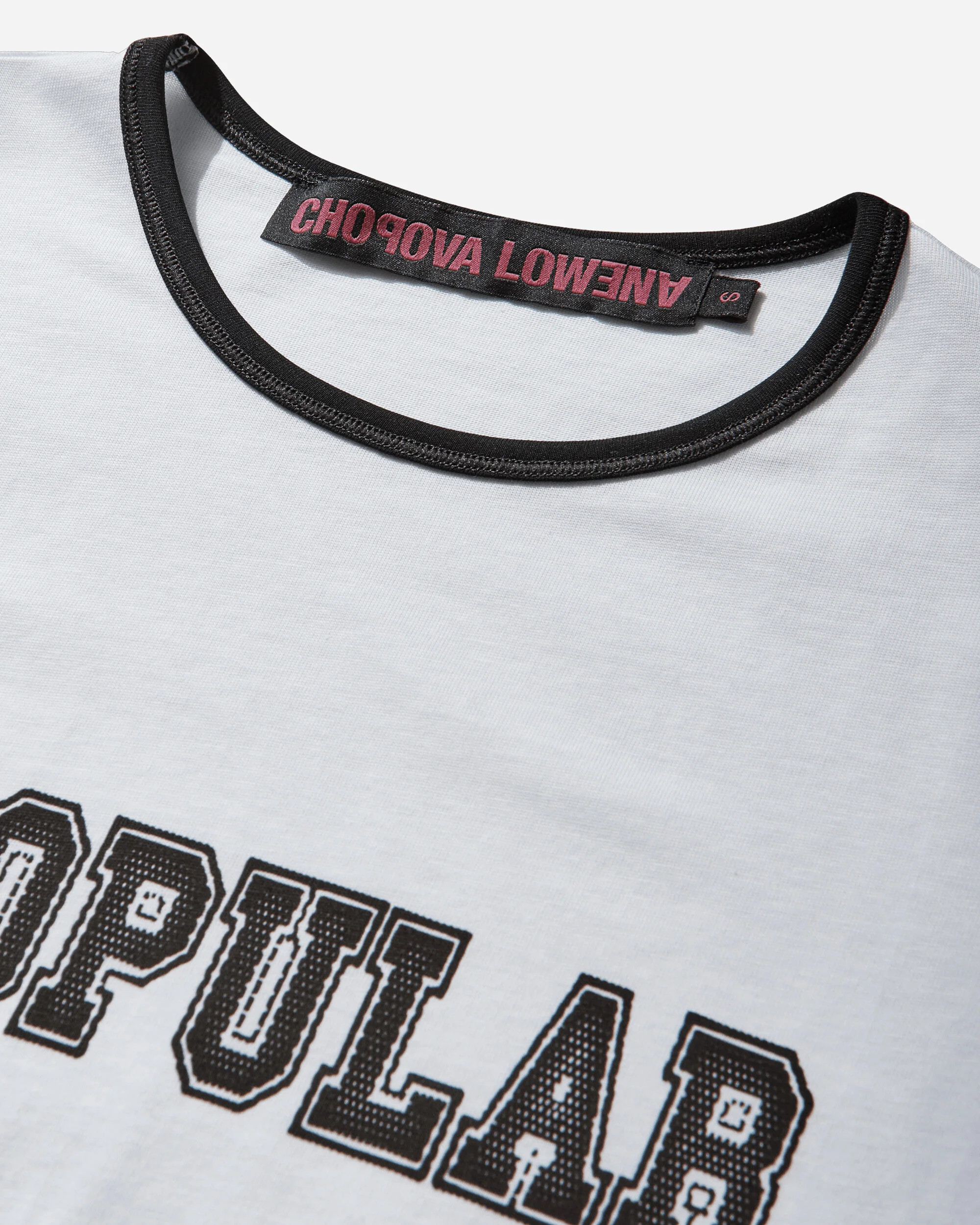 Women's Unpopular Fitted Jersey Top White - Image 3