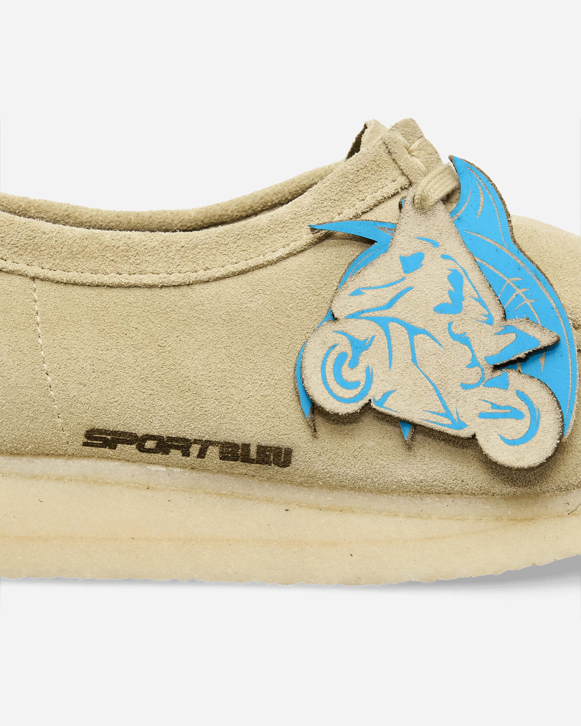Bleu Mode Wallabee Shoes Beige - Image 7