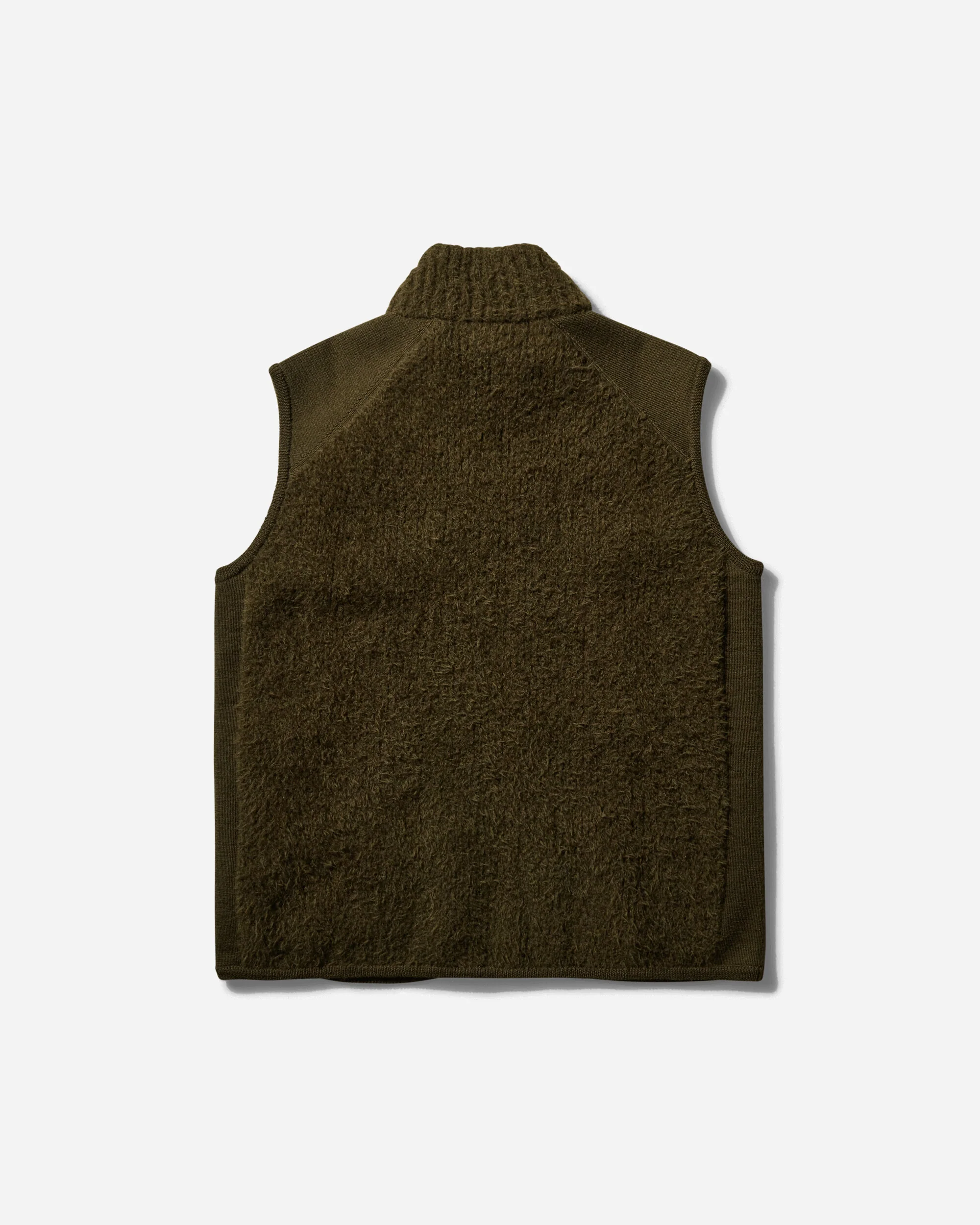 Men's Wool Vest Khaki - Image 2