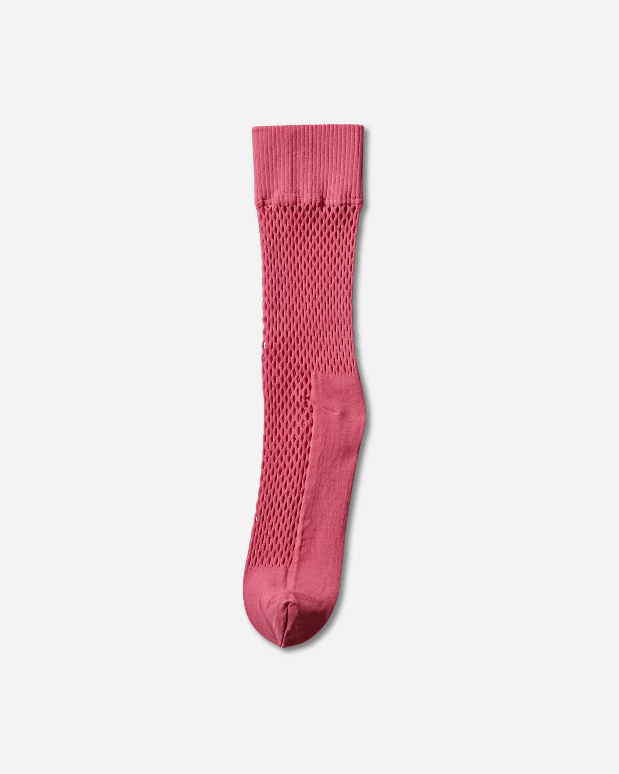 Nylon Mesh Long Socks Pink - Image 2