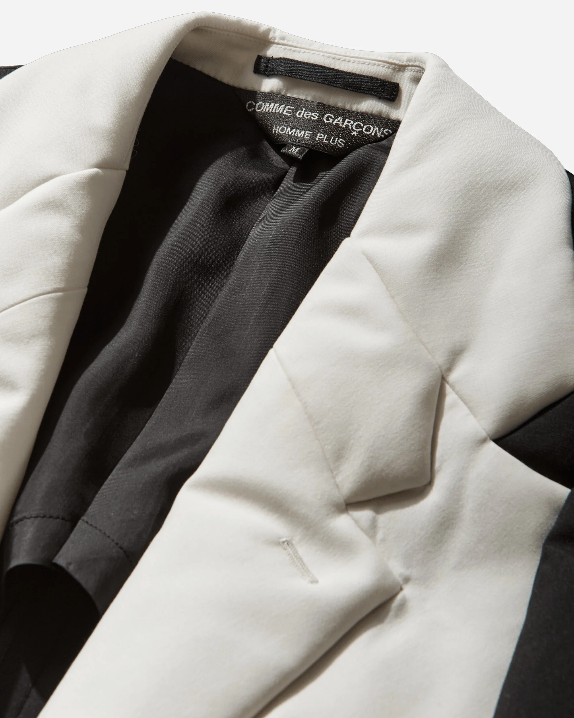 Men's Double-Lapels Blazer Black / Natural - Image 3