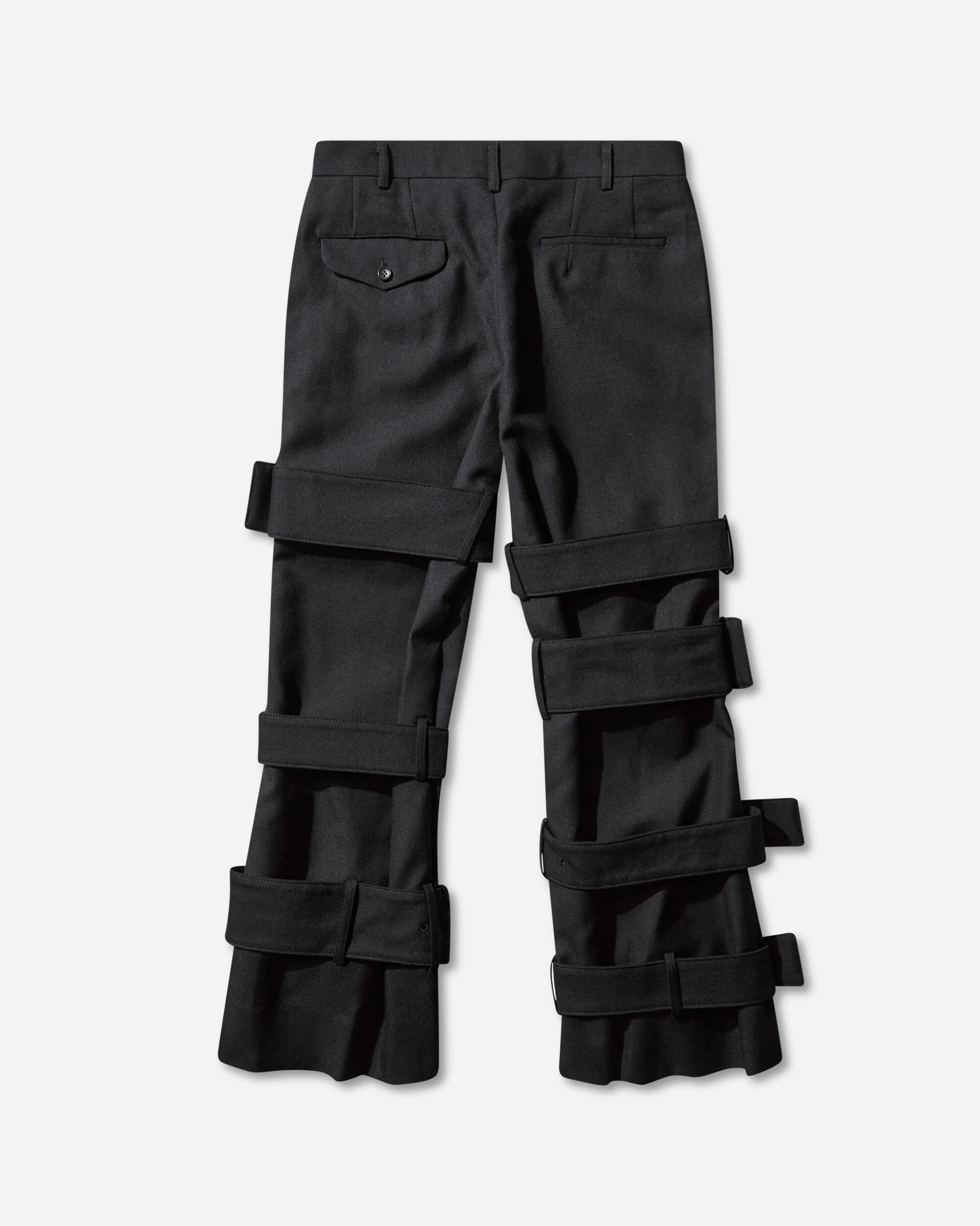 Men's Buckle Trousers Black - Image 2