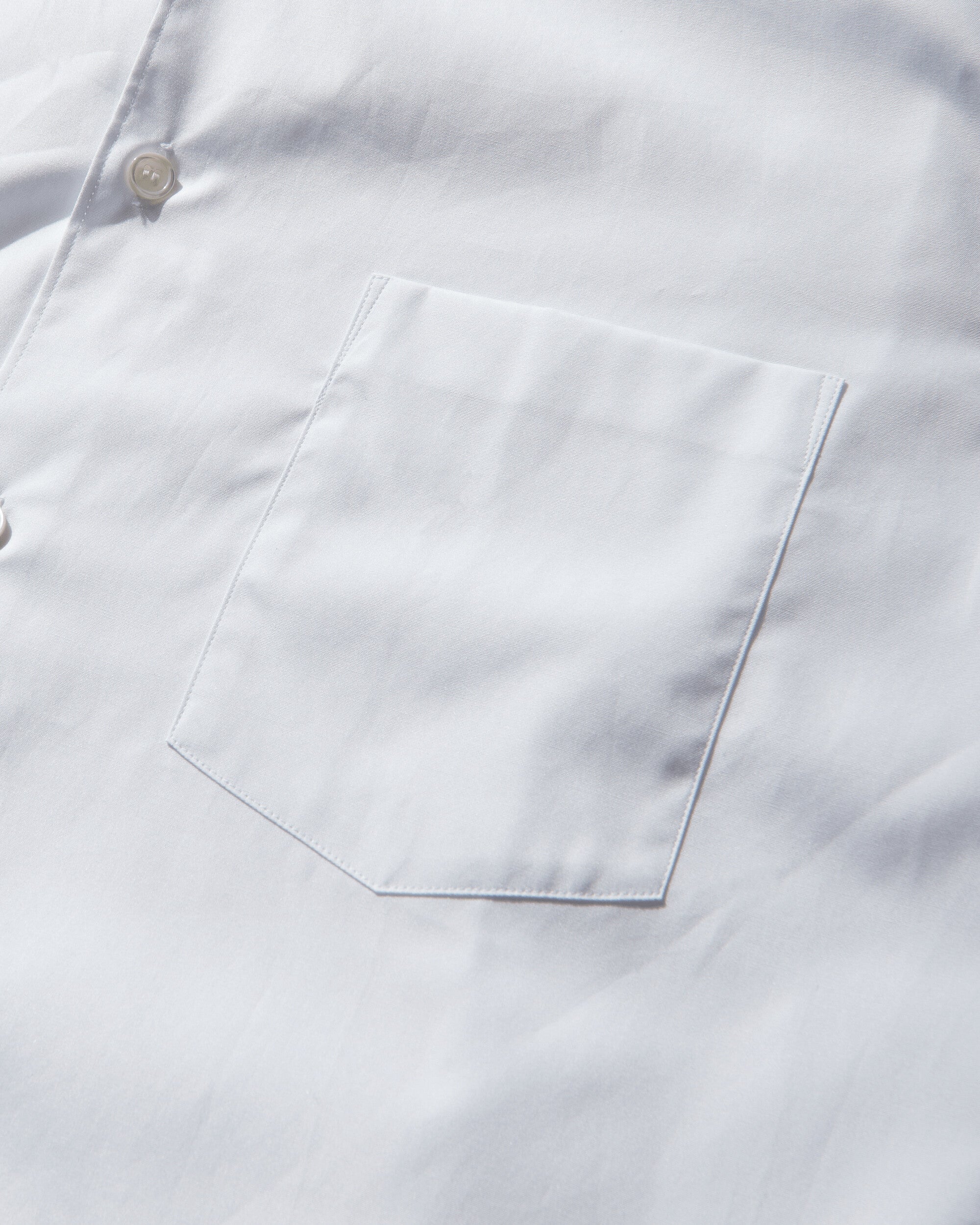 Men's Double-Layer Hooded Shirt White - Image 4