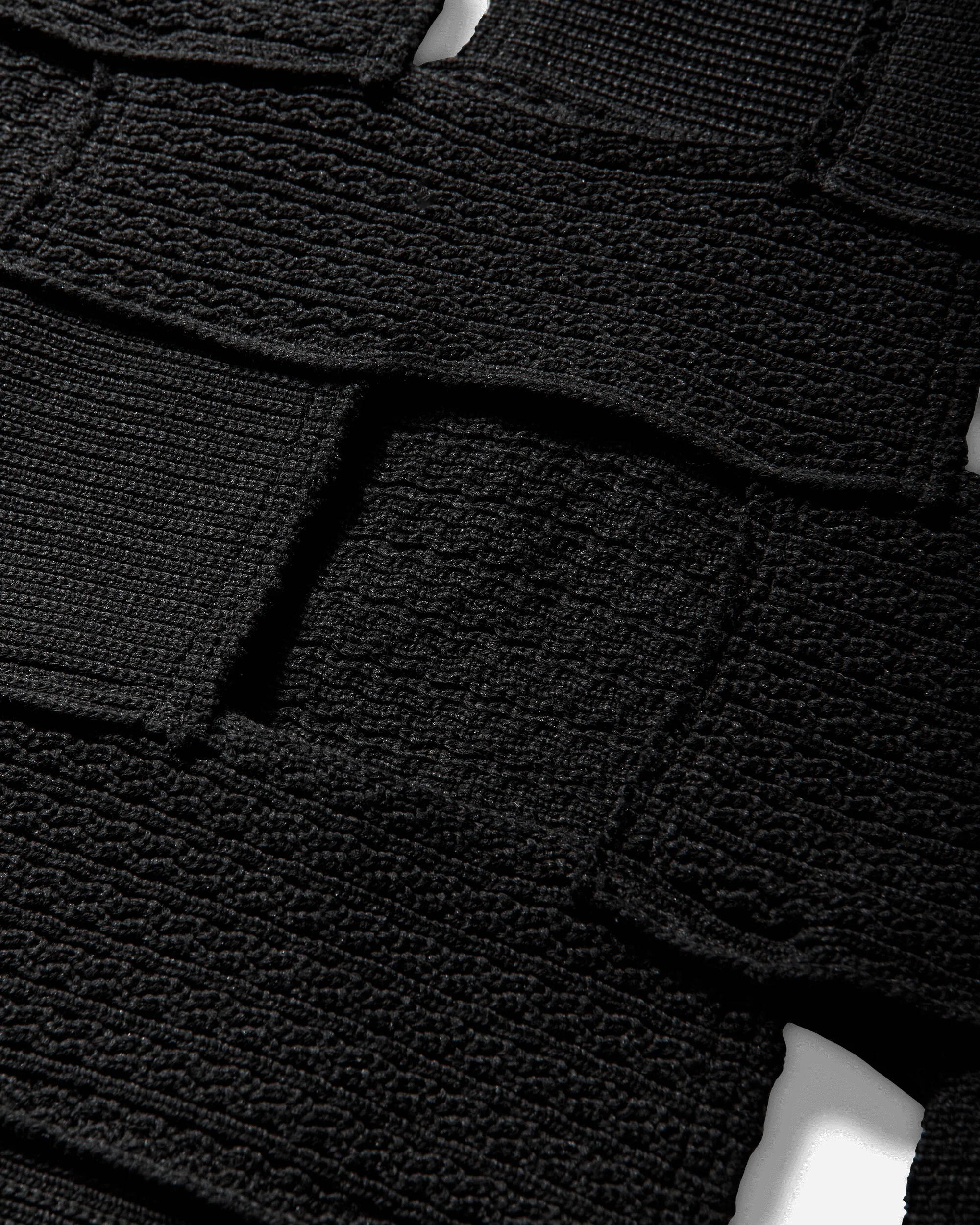 Men's Cut-Out Sweater Black - Image 3
