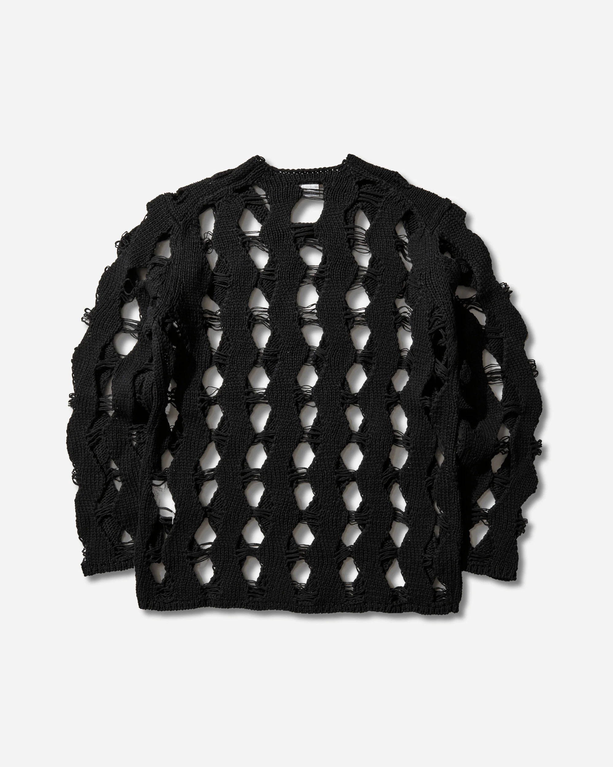 Men's Cut-Out Sweater Black - Image 2