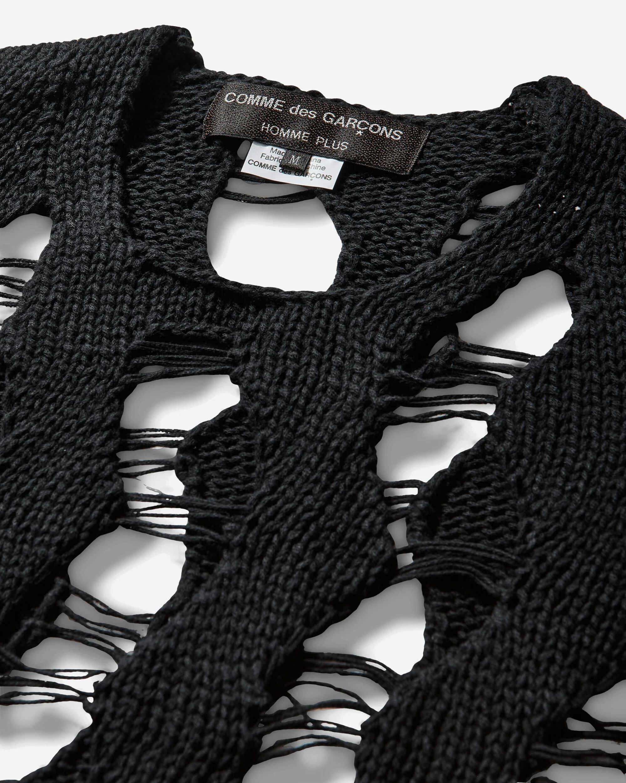 Men's Cut-Out Sweater Black - Image 3