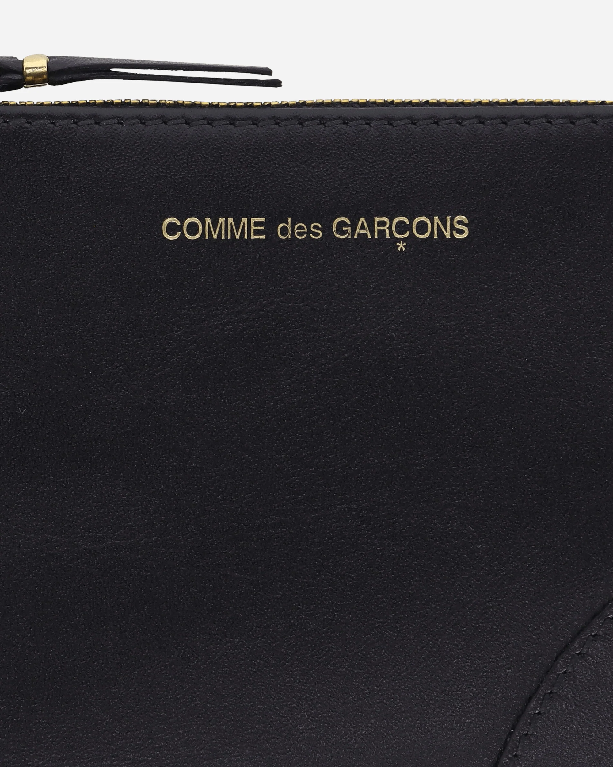 Classic Leather Zip Pouch Black - Image 4