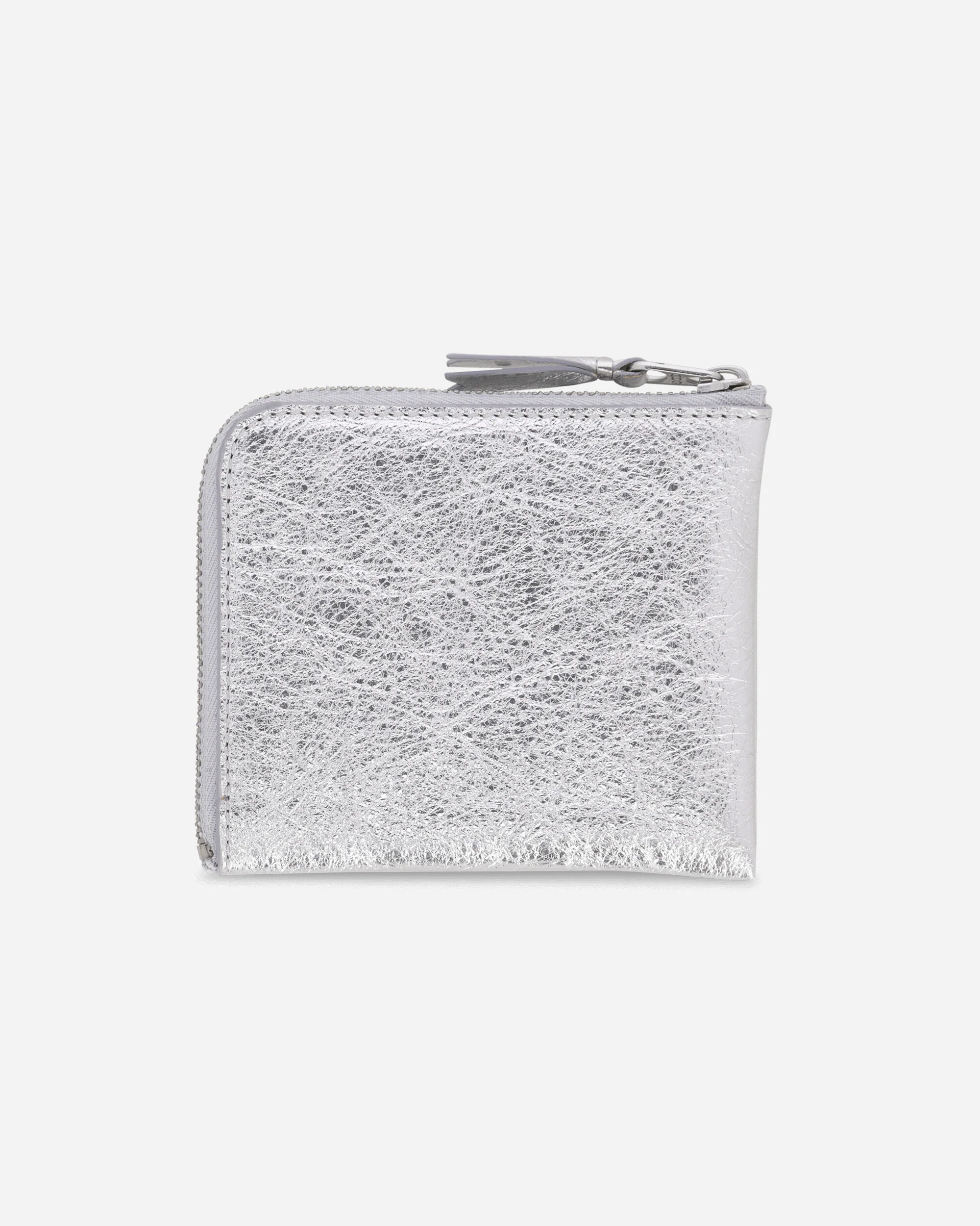 Silver Line Zip Around Wallet Silver - Image 4