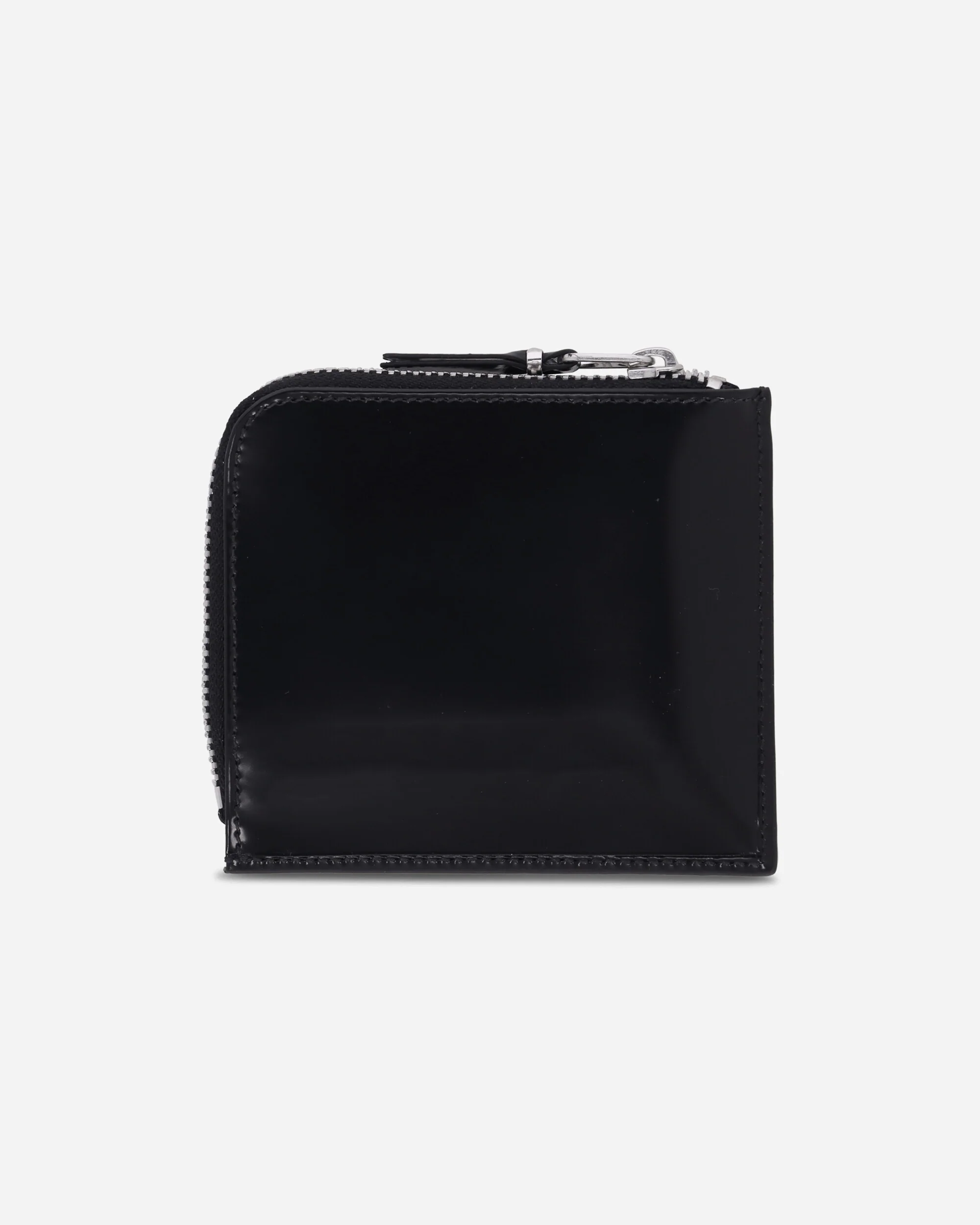 Mirror Inside Zip Around Wallet Black / Silver - Image 4