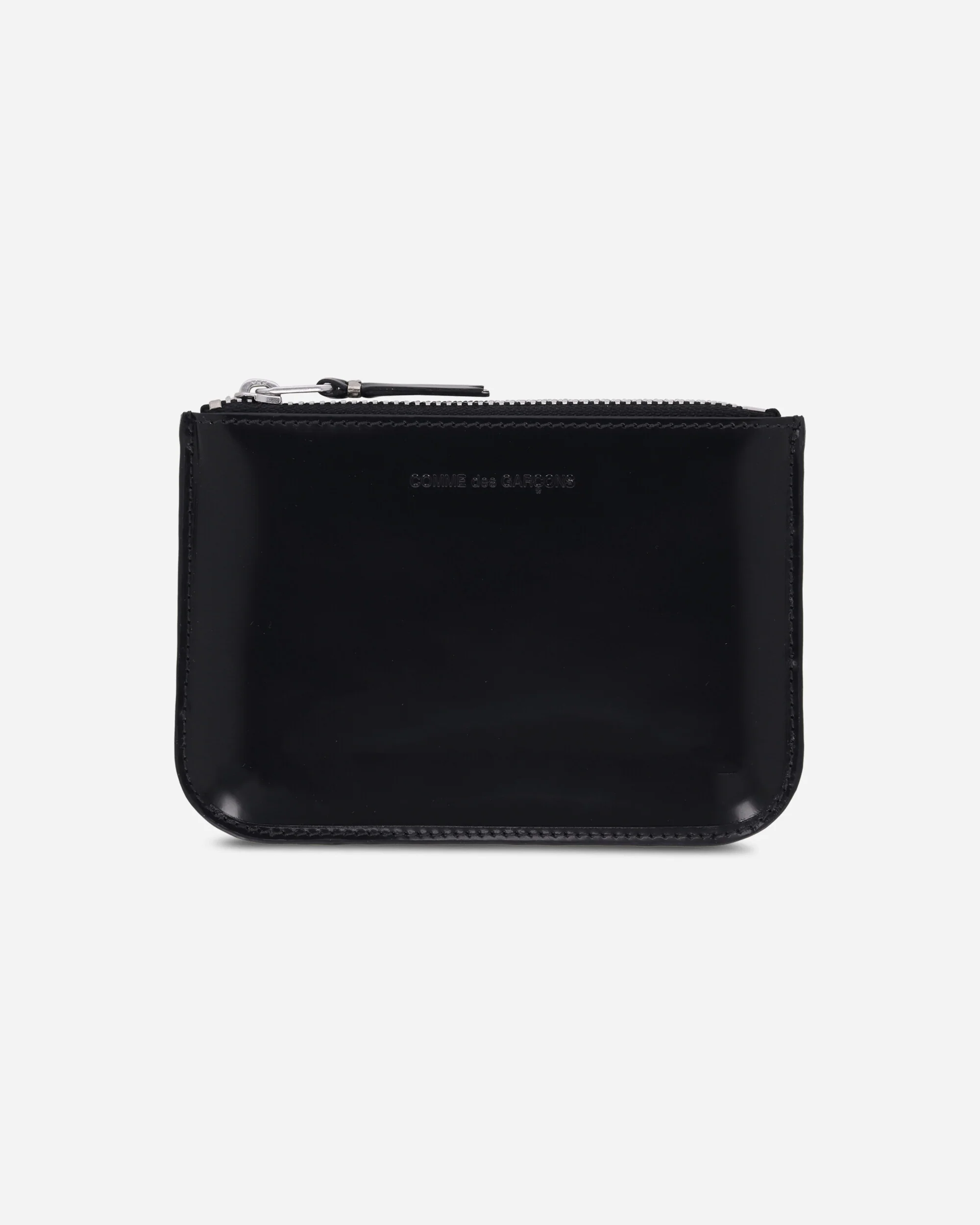 Mirror Inside Zip Pouch Black / Silver - Image 2