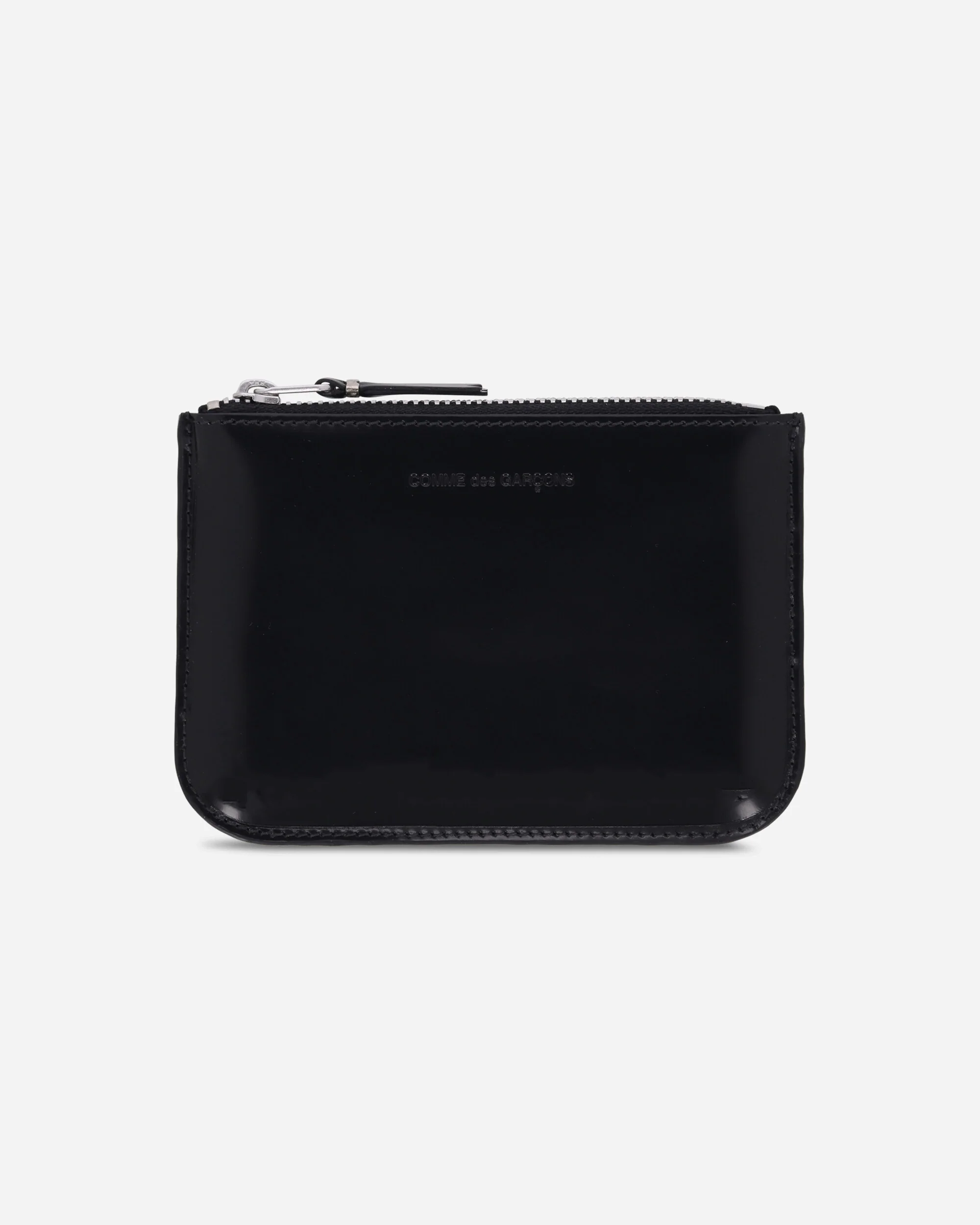 Mirror Inside Zip Pouch Black / Silver - Image 3