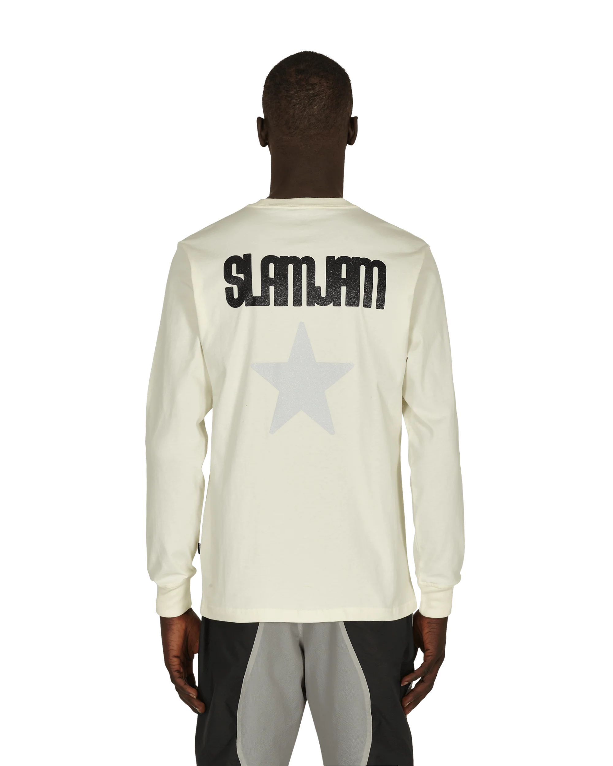 Slam Jam Long Sleeve T-Shirt Beige - Image 4