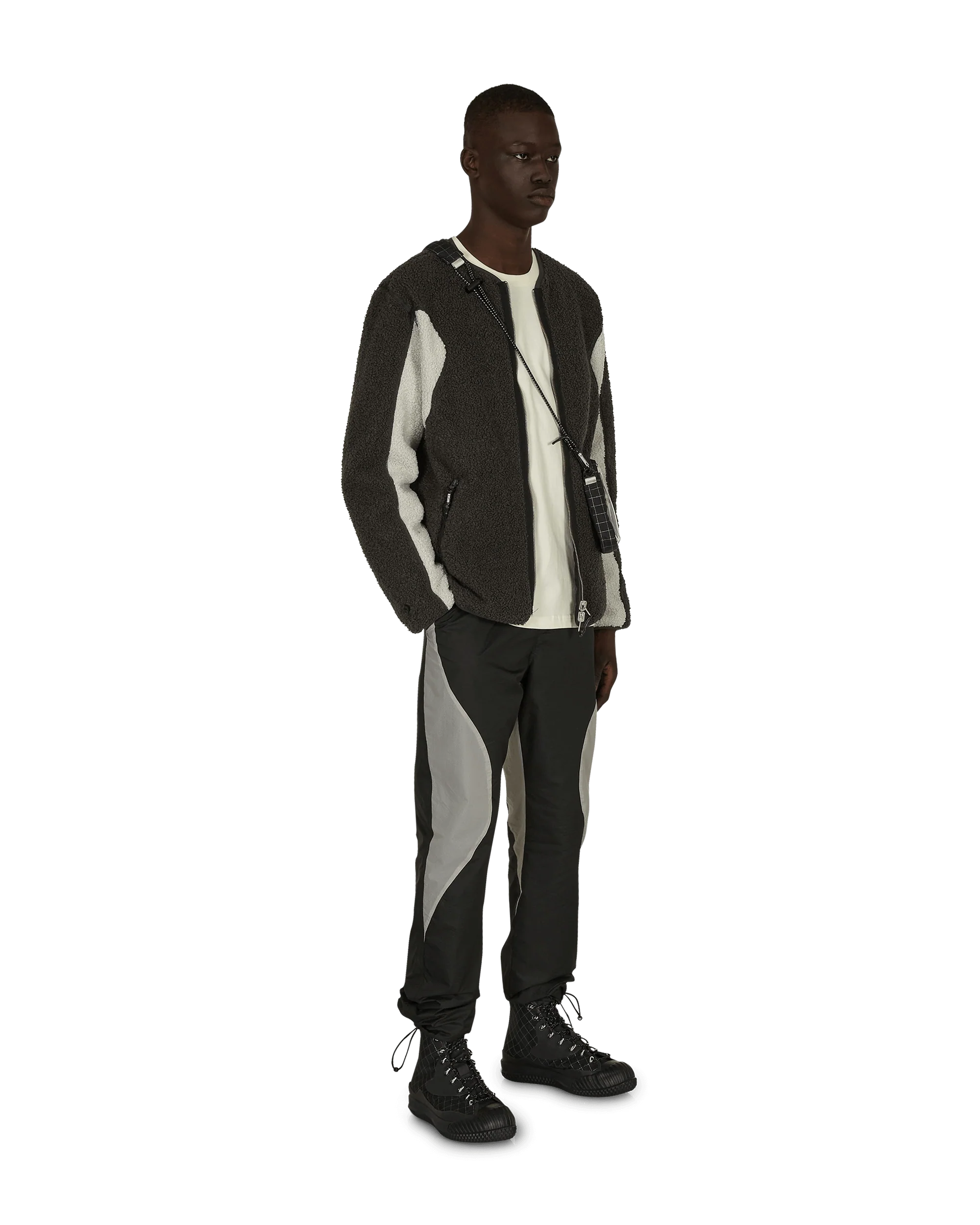 Slam Jam Long Sleeve T-Shirt Beige - Image 5