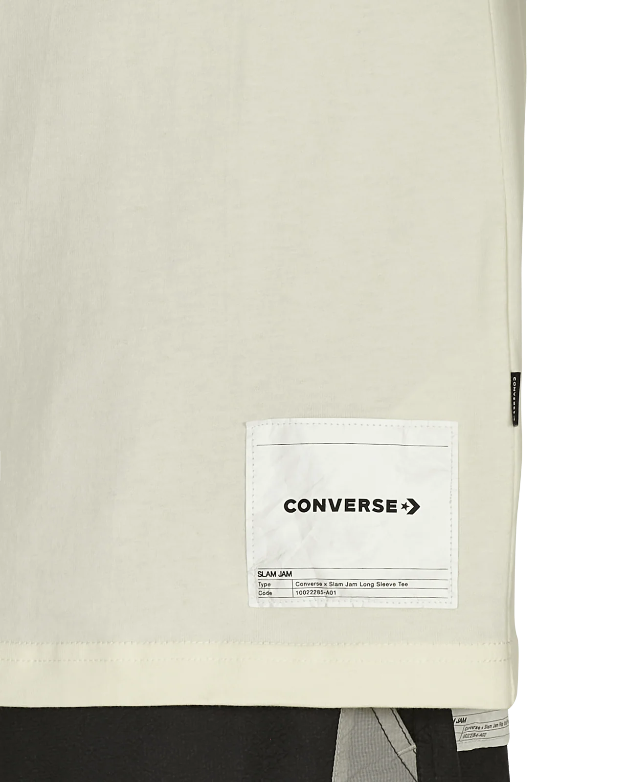 Slam Jam Long Sleeve T-Shirt Beige - Image 7
