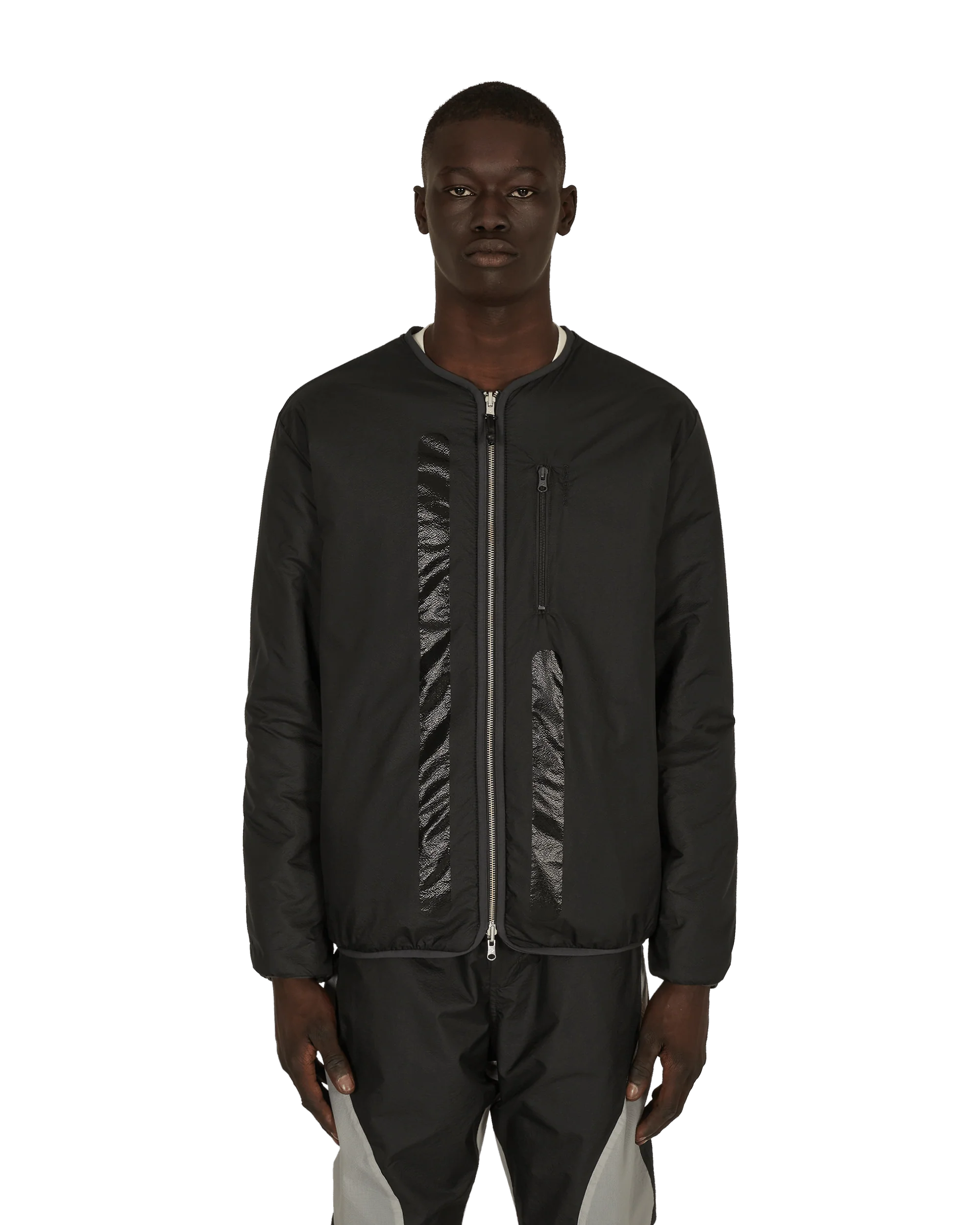 Slam Jam Sherpa Reversible Jacket Black - Image 5